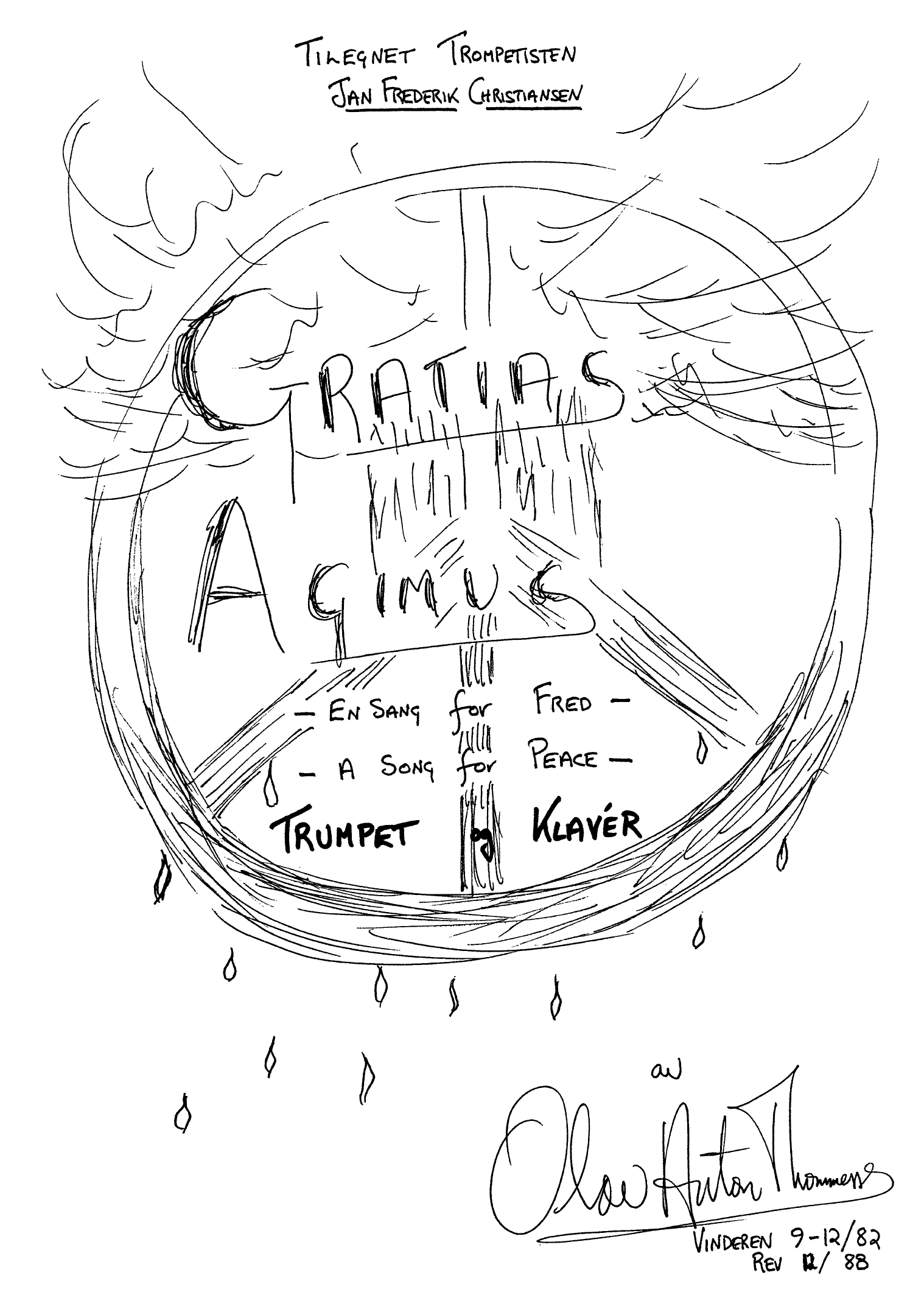 Gratias Agimus : A Song for Peace : Trumpet and Piano