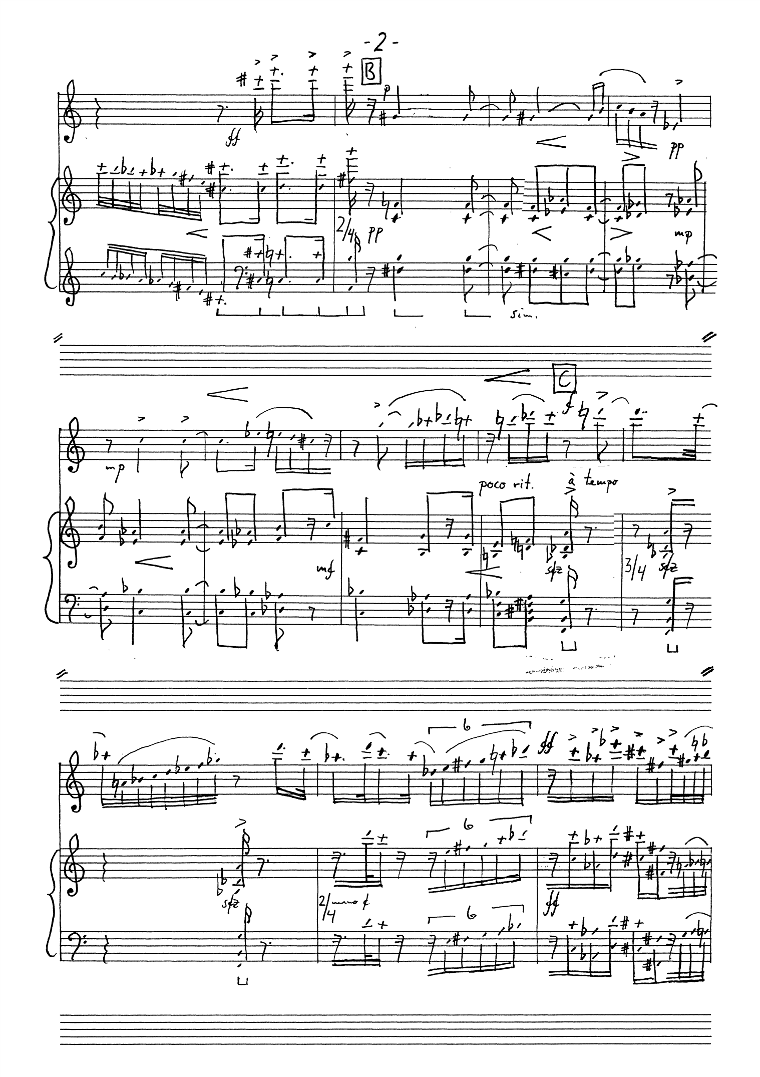 Fare una sonata : Music for Flute and Piano, op. 9 - Image 2