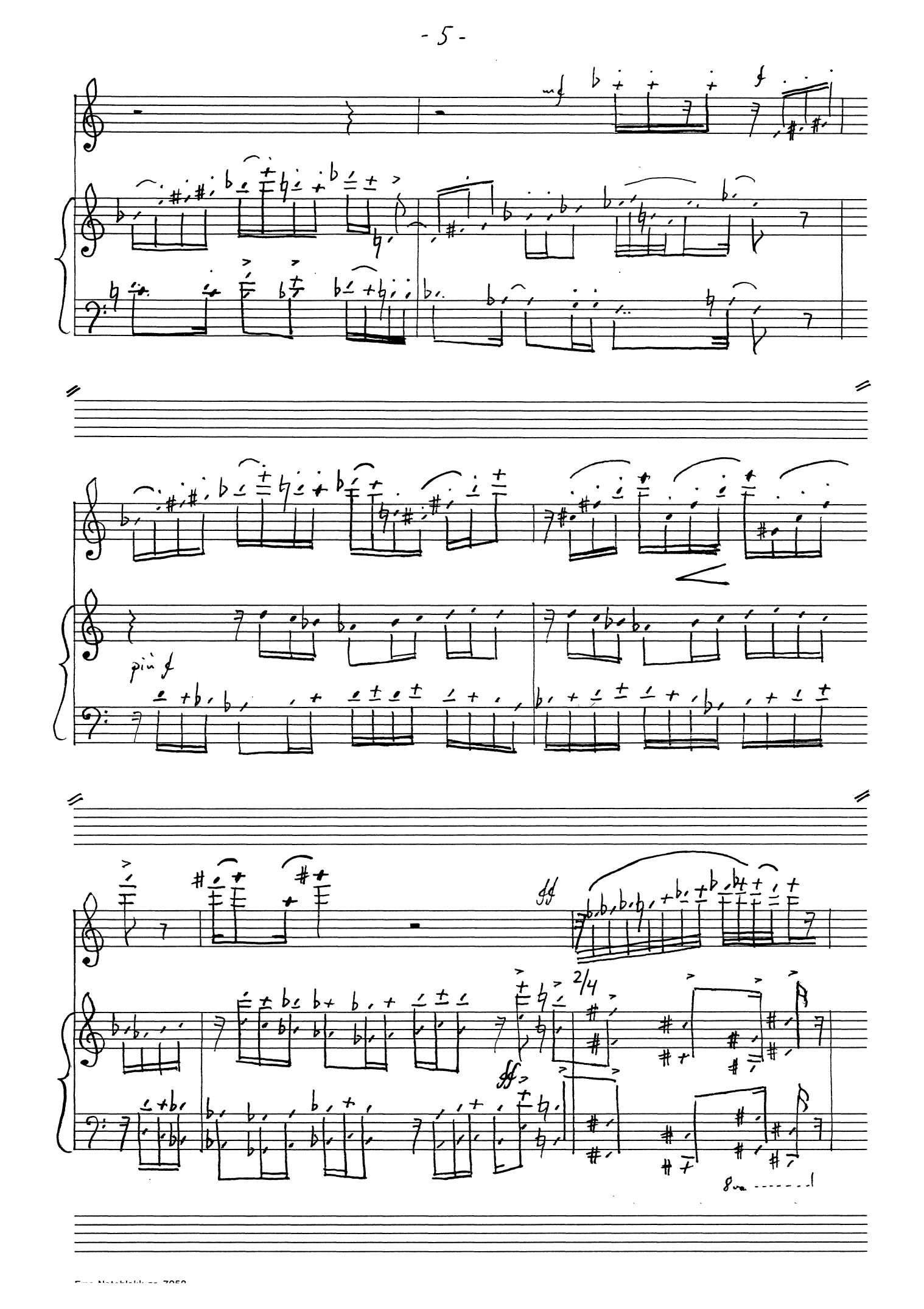 Fare una sonata : Music for Flute and Piano, op. 9 - Image 5