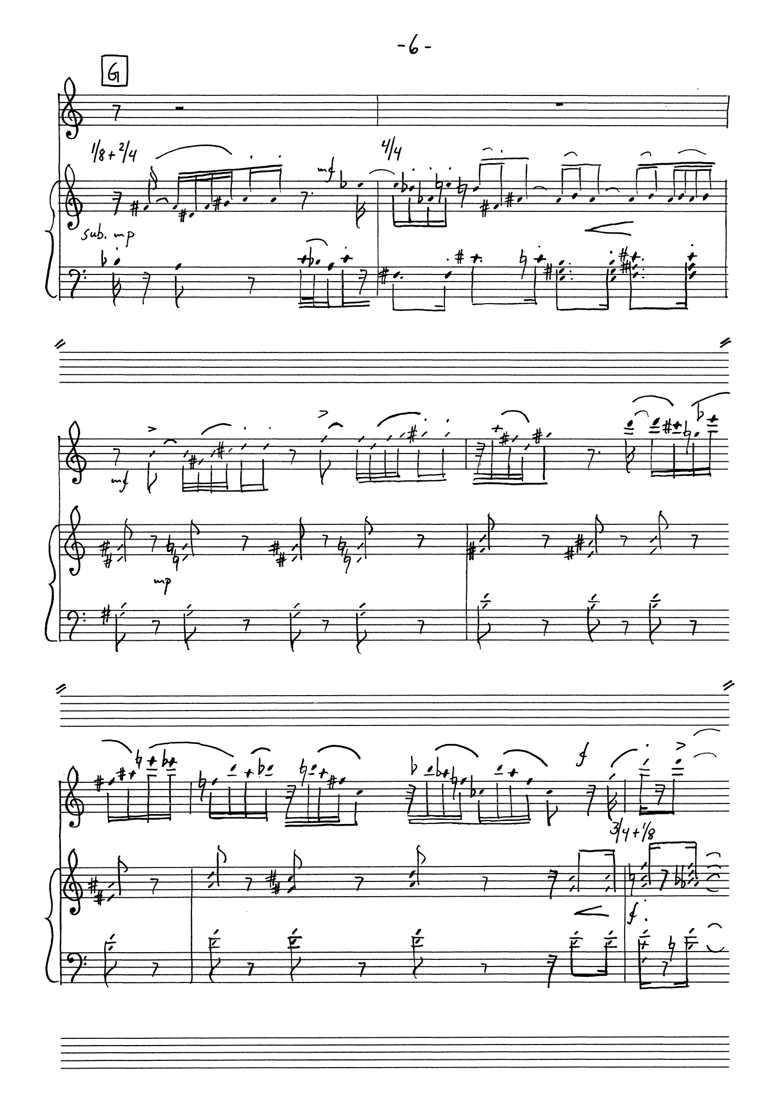 Fare una sonata : Music for Flute and Piano, op. 9 - Image 6