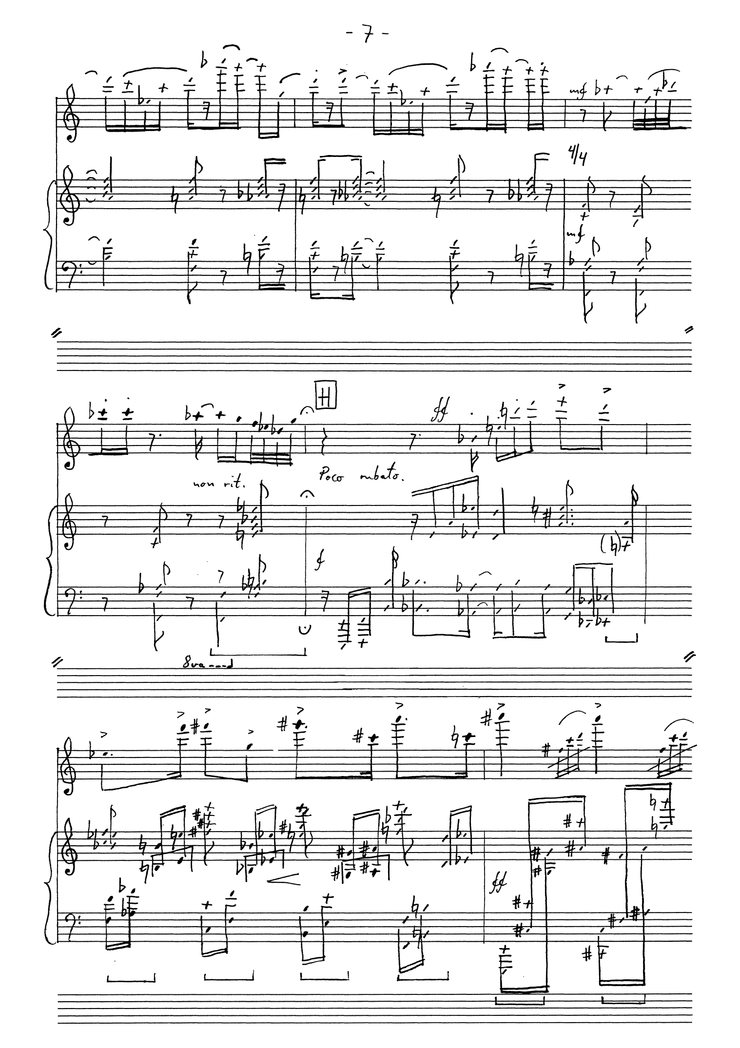 Fare una sonata : Music for Flute and Piano, op. 9 - Image 7