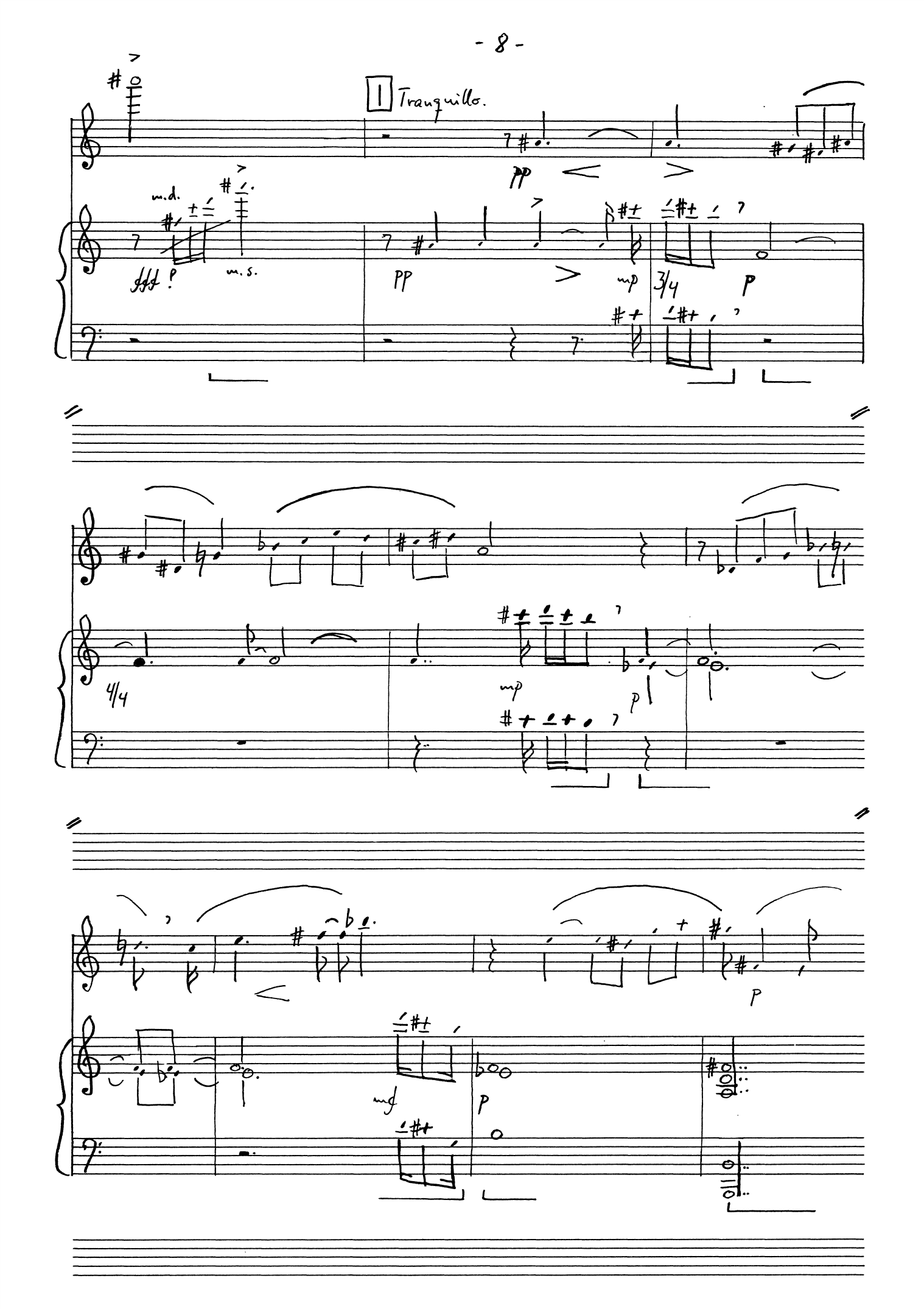 Fare una sonata : Music for Flute and Piano, op. 9 - Image 8