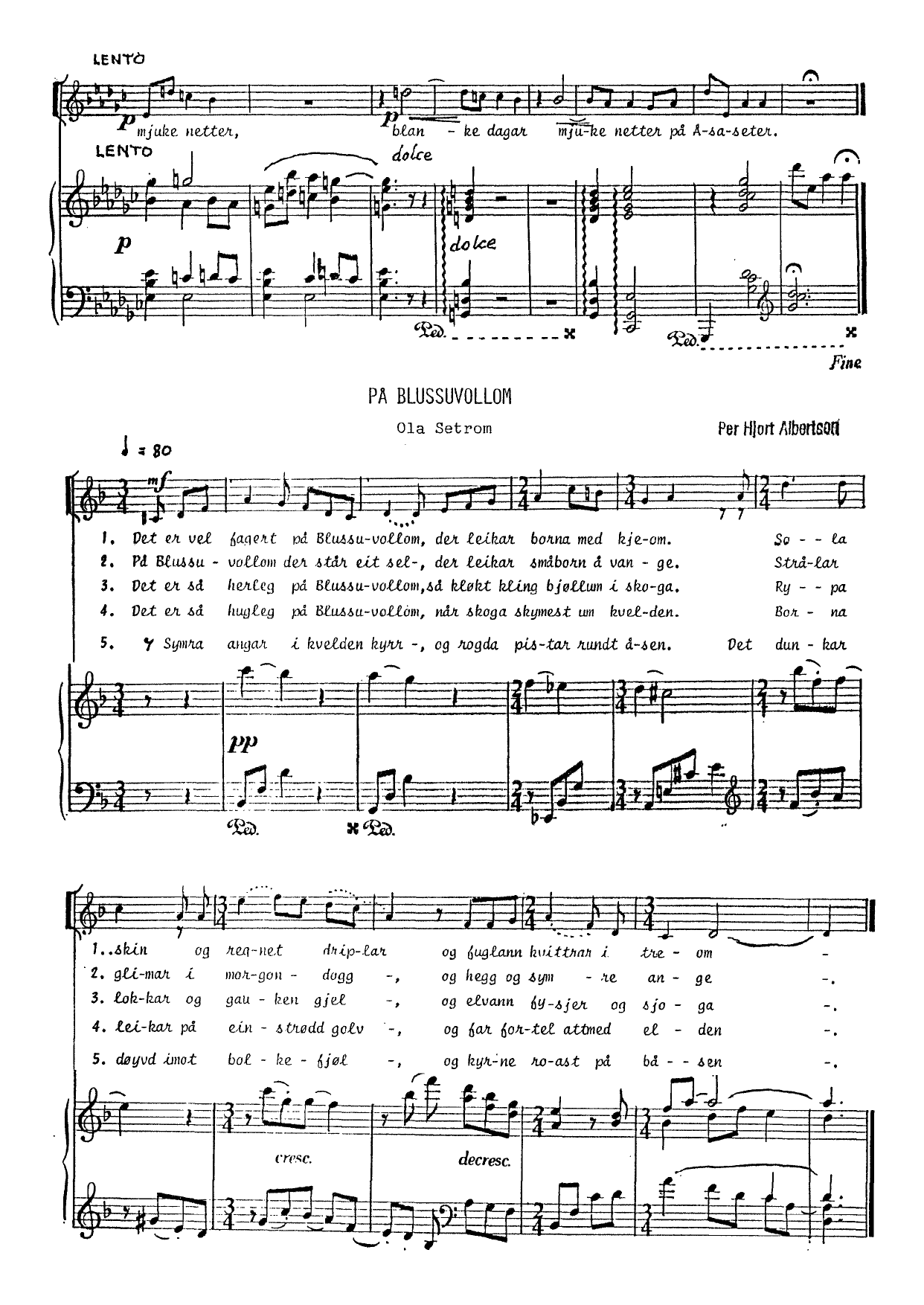 Sanger for en stemme og klaver, op. 2 - Bilde 4