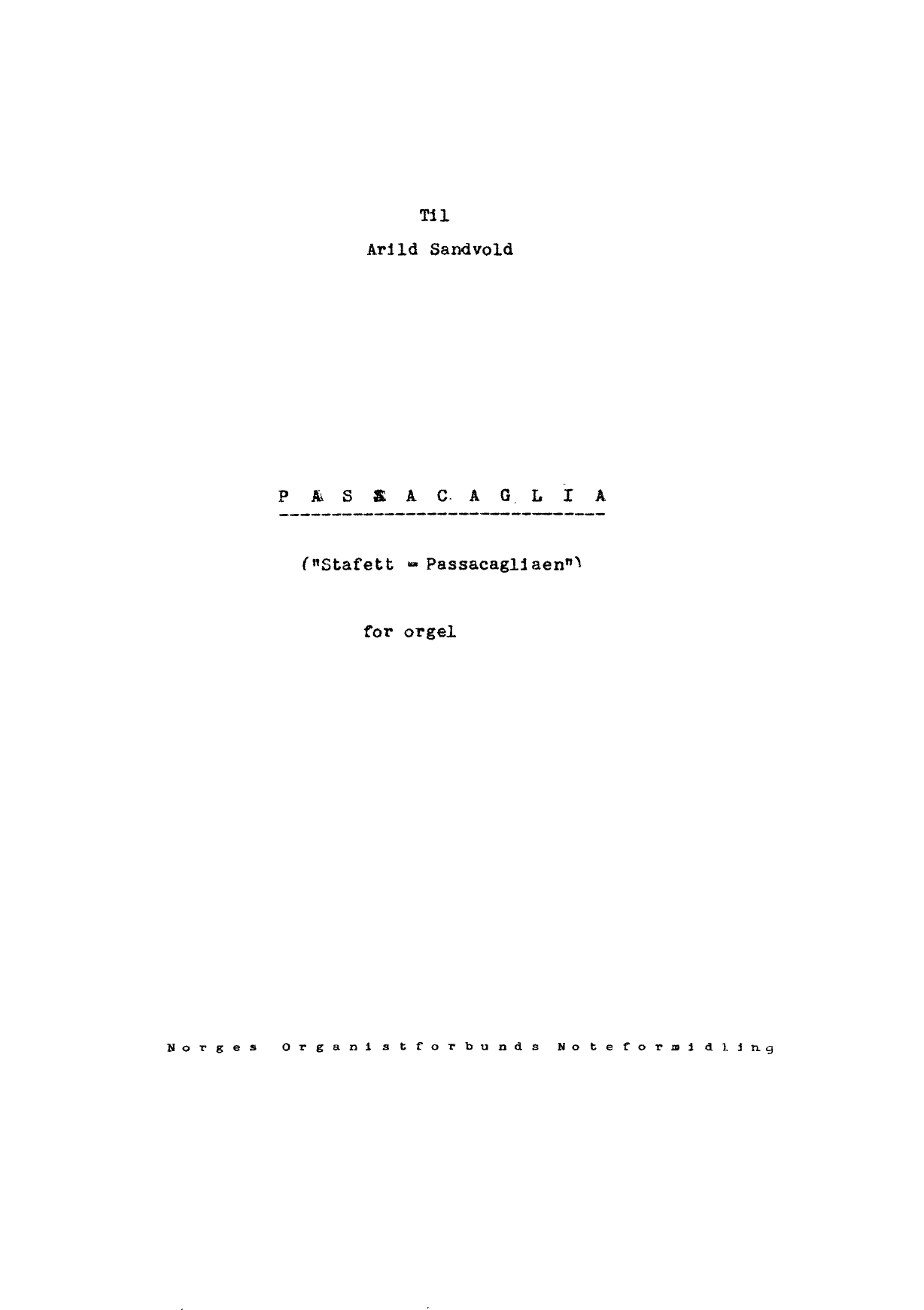 Stafett-passacagliaen