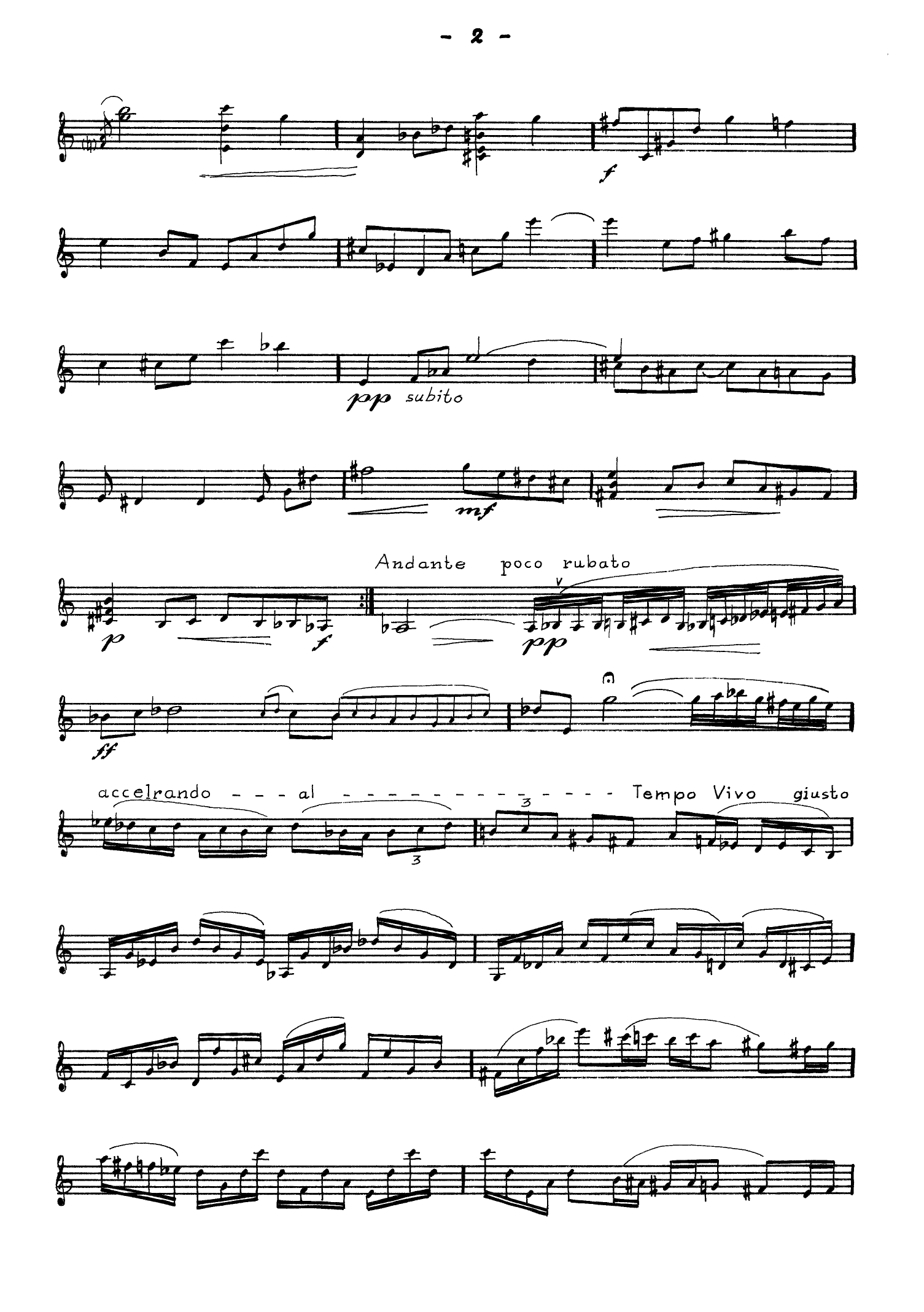 Sonata for Violin Solo - Image 4