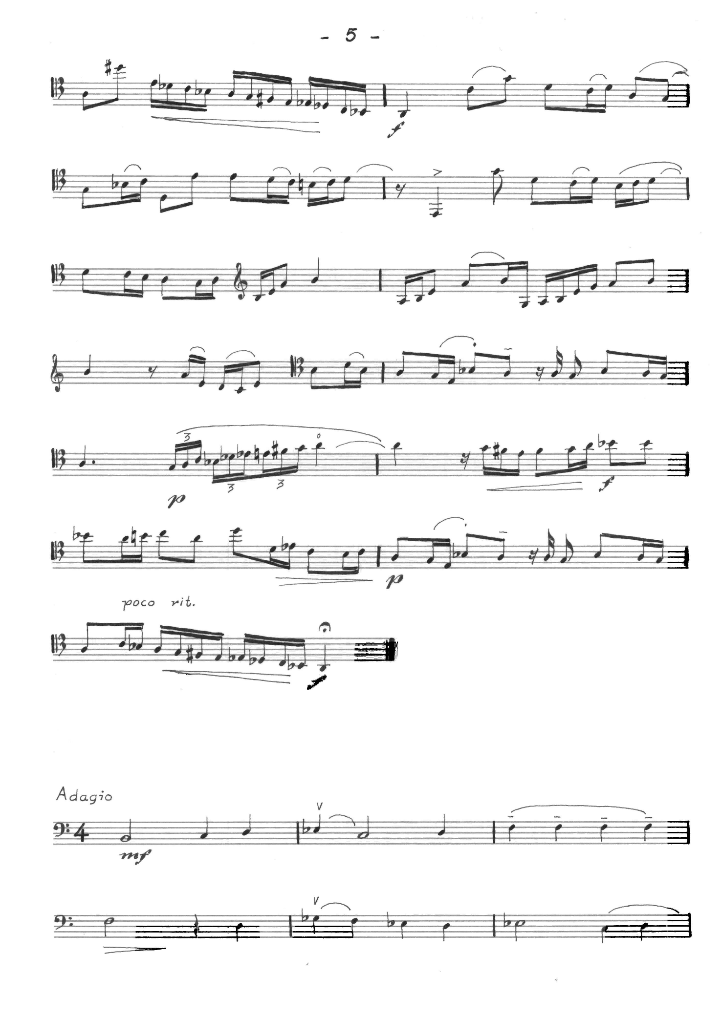 Sonate for contrabass solo - Bilde 5