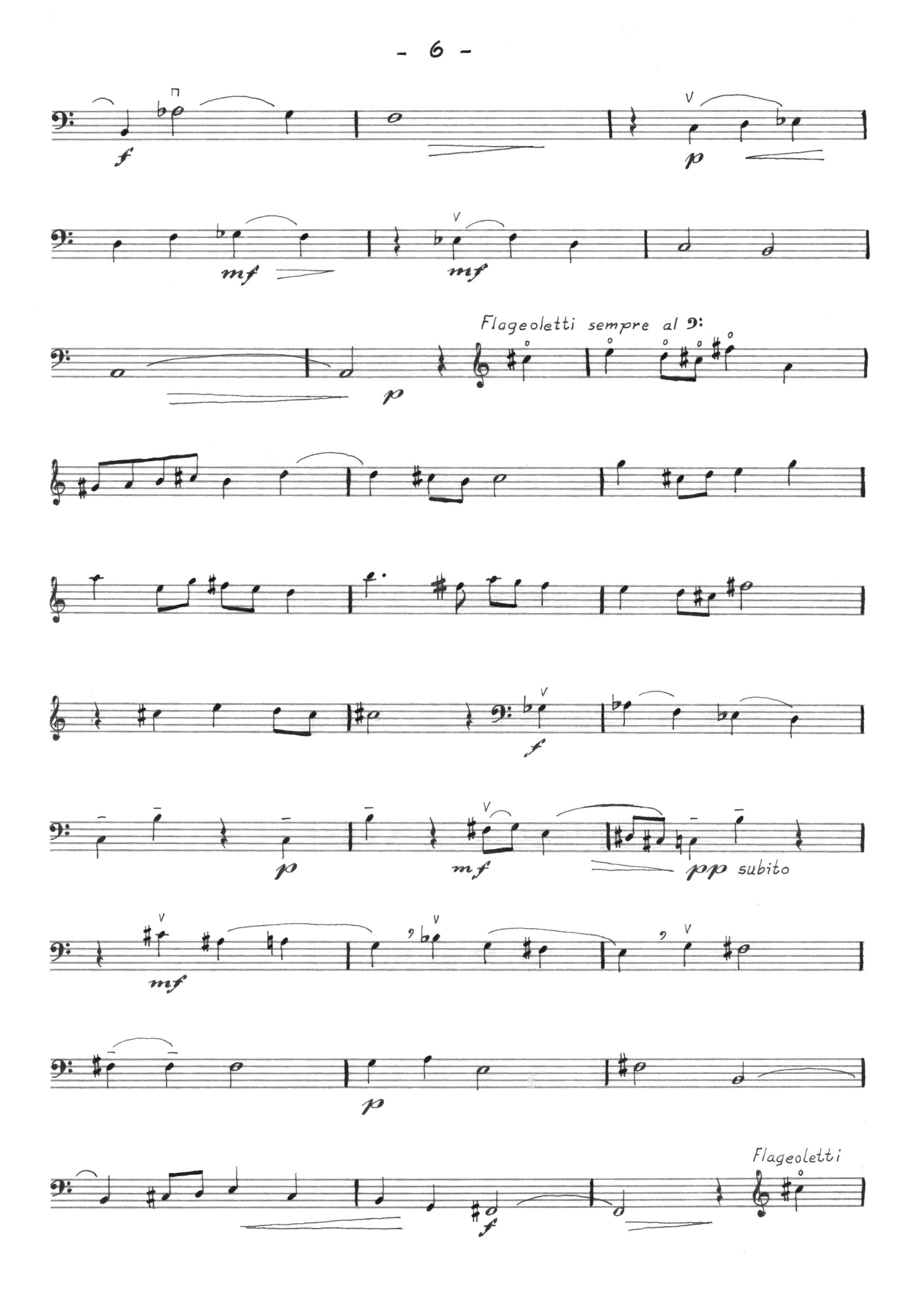 Sonate for contrabass solo - Bilde 6