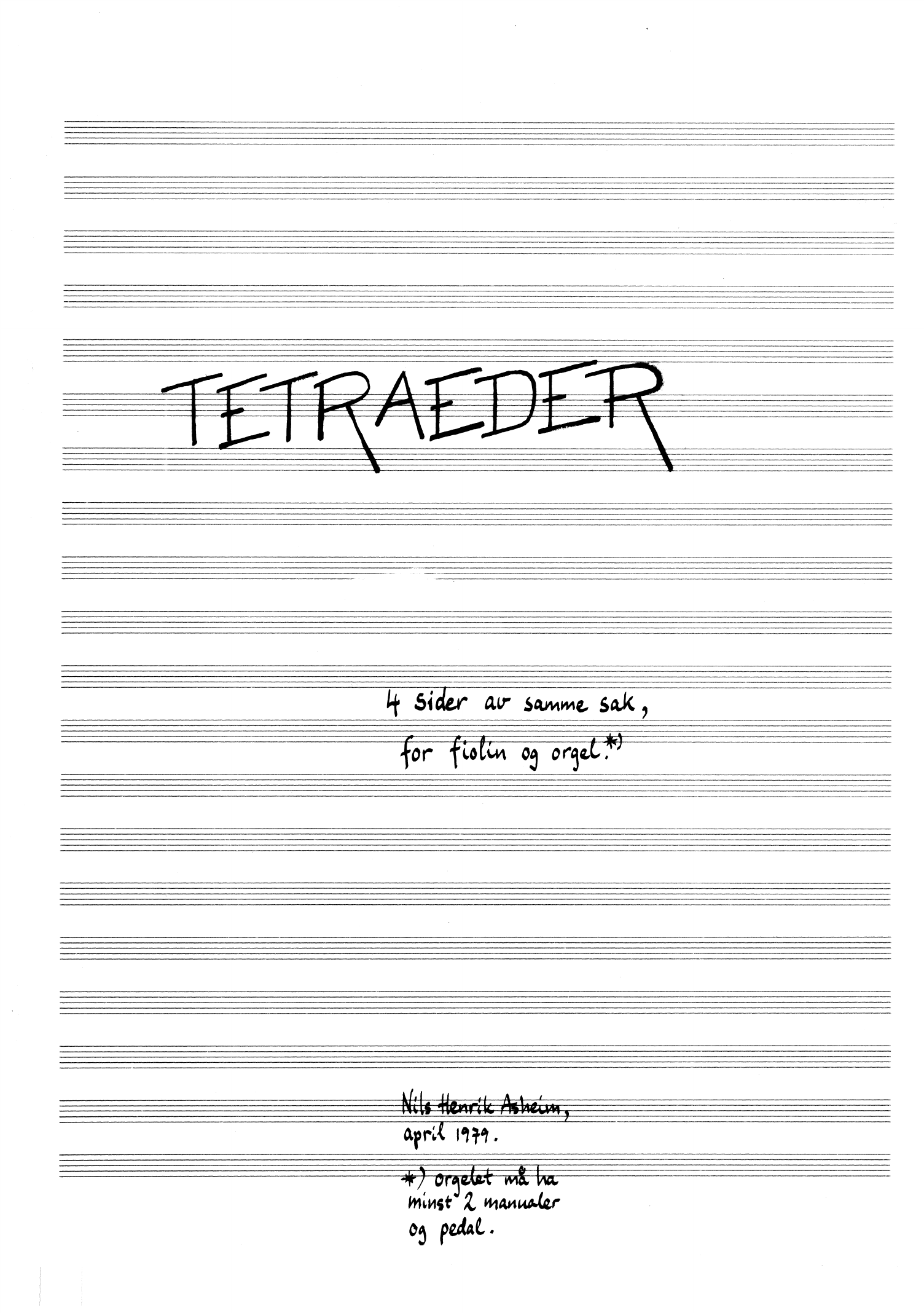 Tetraeder - 4 Sider av samme sak