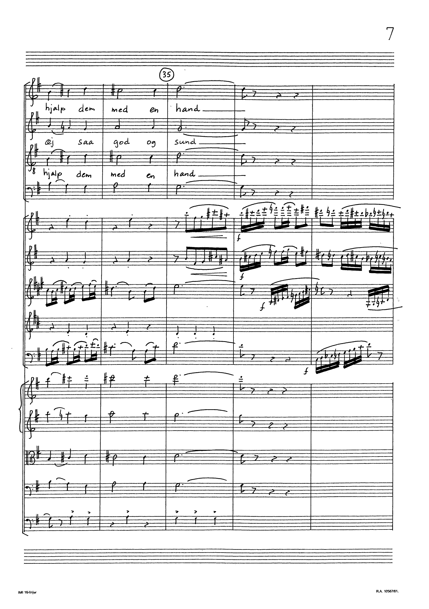Petter Dass-serenade for kammerkor og kammerensemble, op. 93 - Bilde 9
