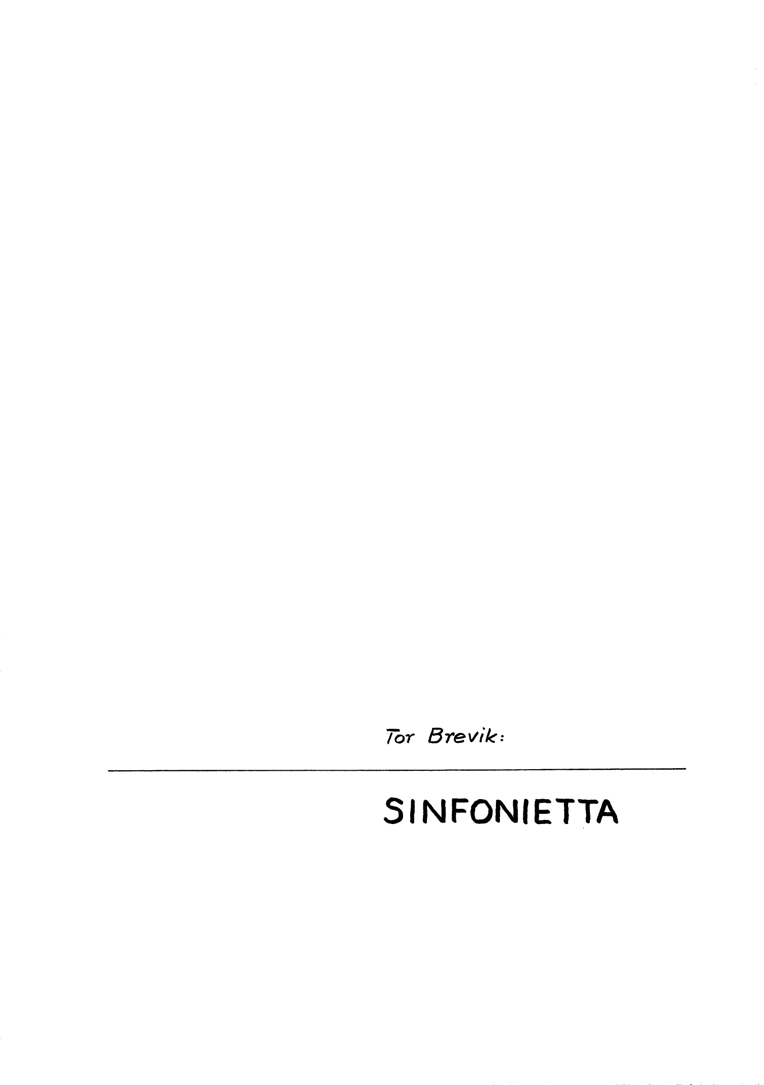 Sinfonietta