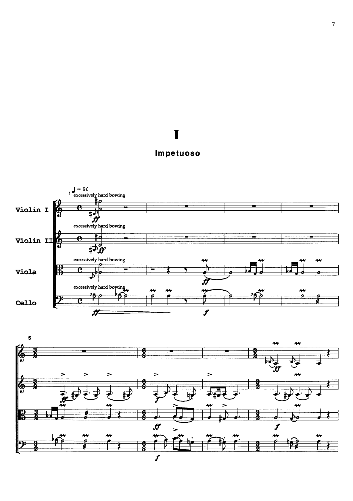 String Quartet - Quattro Stazioni, op. 21 - Image 7