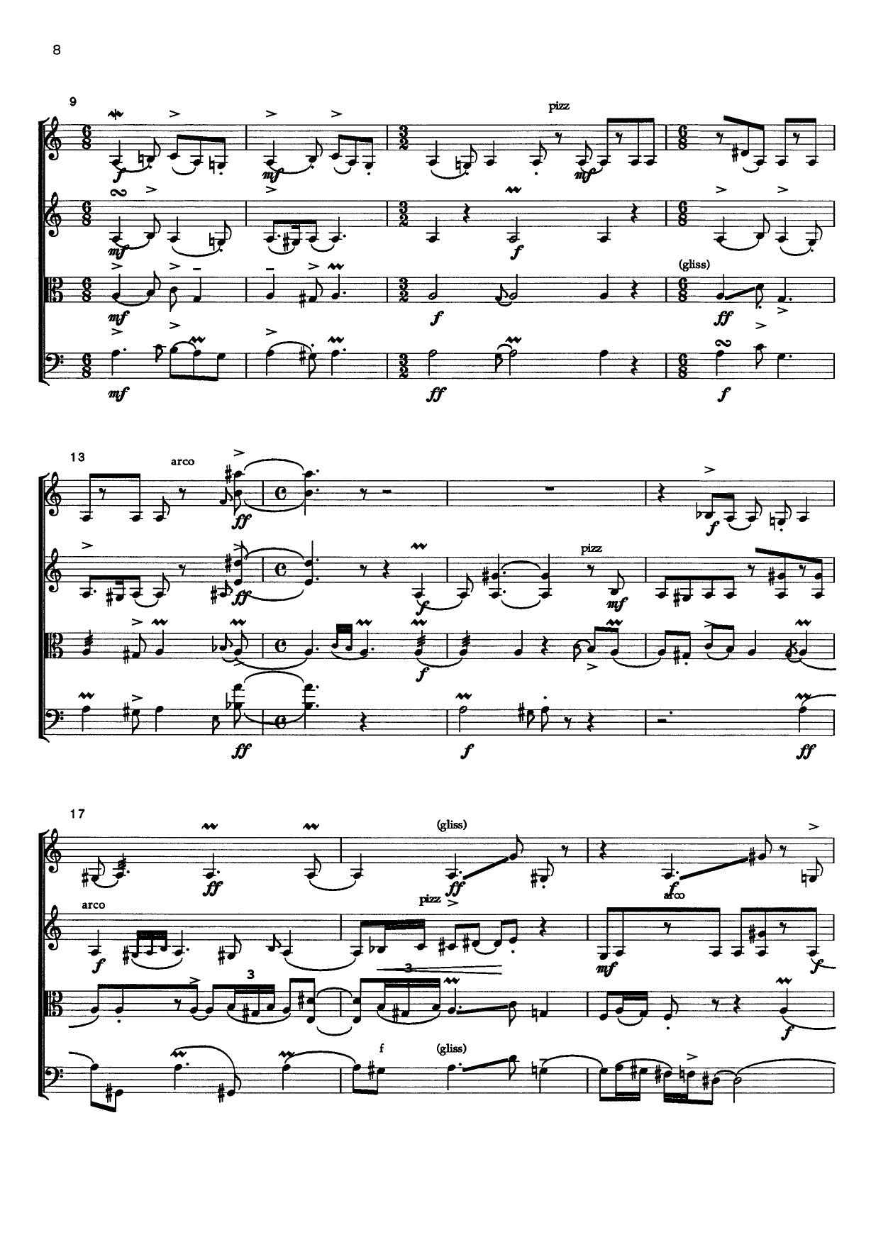 String Quartet - Quattro Stazioni, op. 21 - Image 8