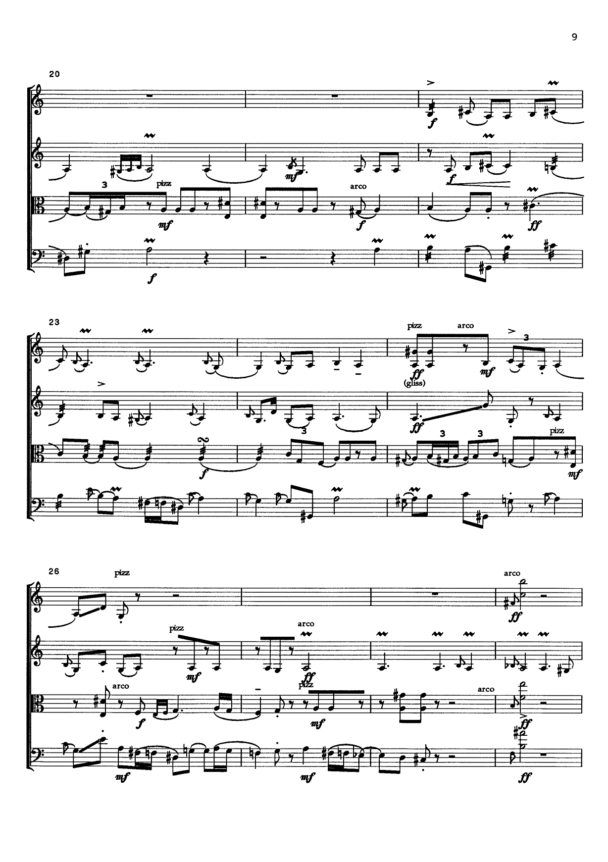 String Quartet - Quattro Stazioni, op. 21 - Image 9
