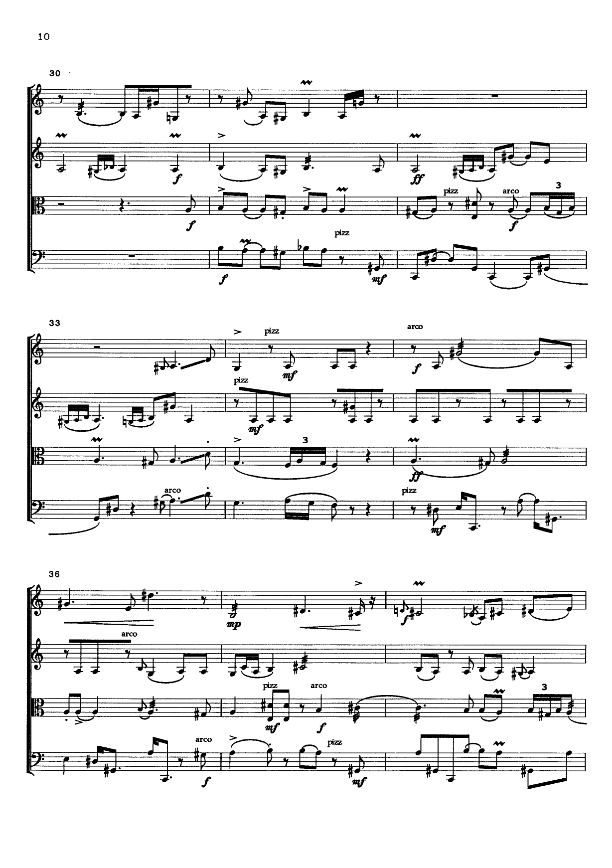 String Quartet - Quattro Stazioni, op. 21 - Image 10