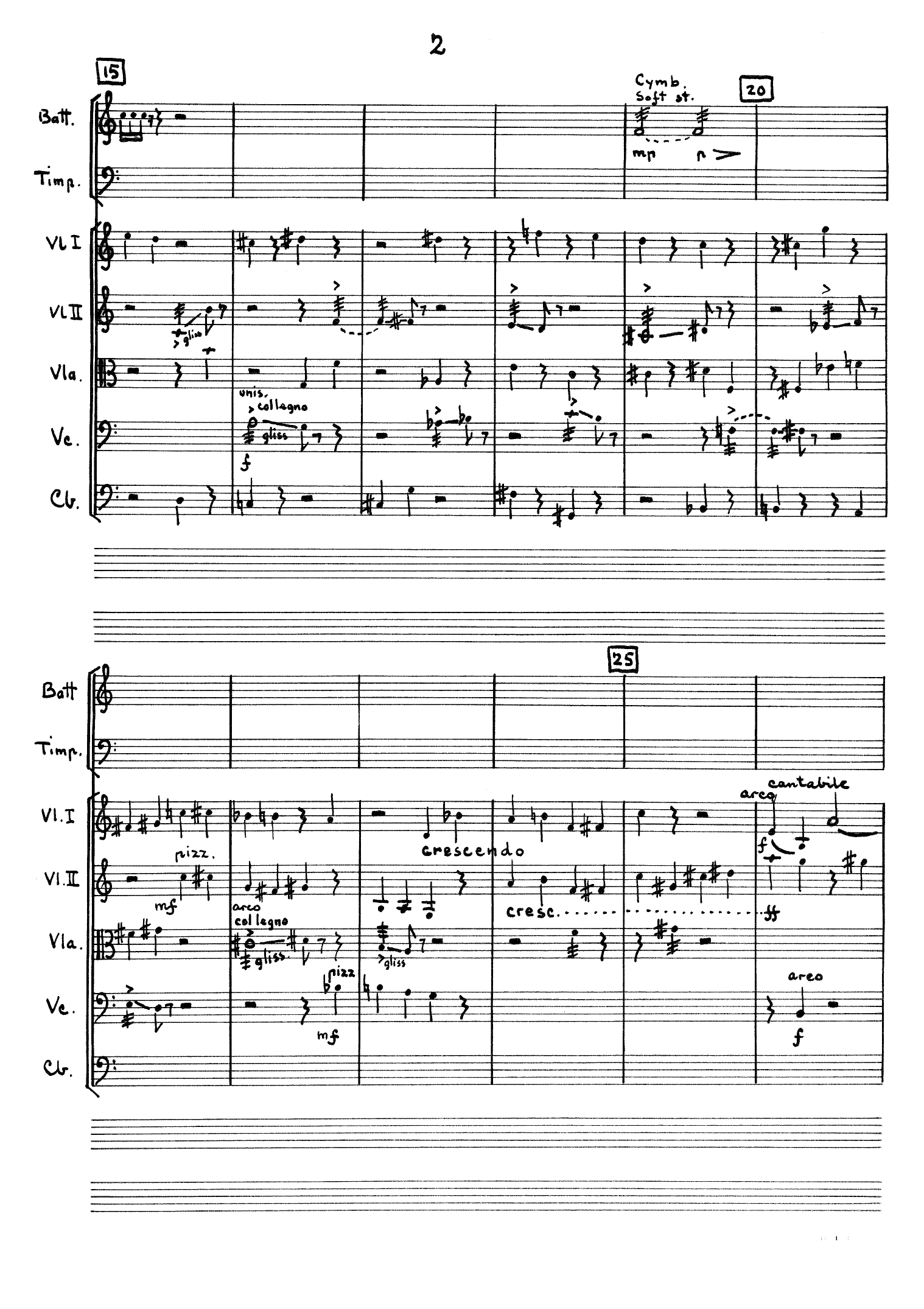 Sinus for String Orchestra and Percussion - Image 2