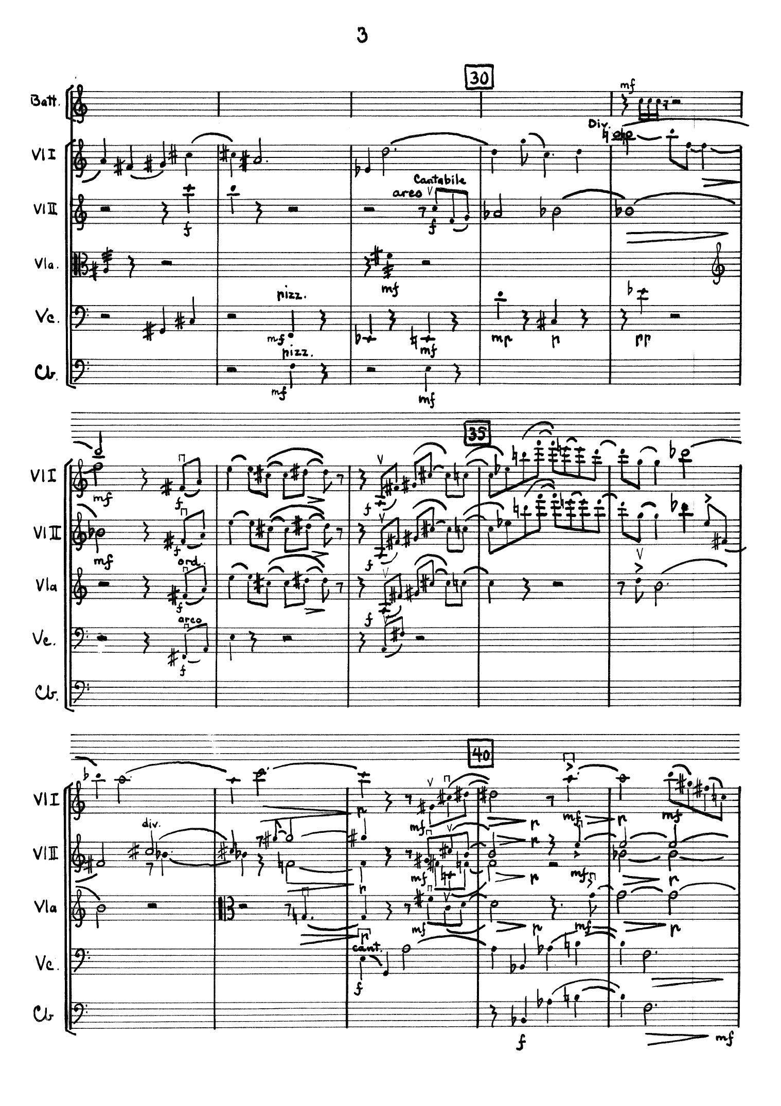 Sinus for String Orchestra and Percussion - Image 3