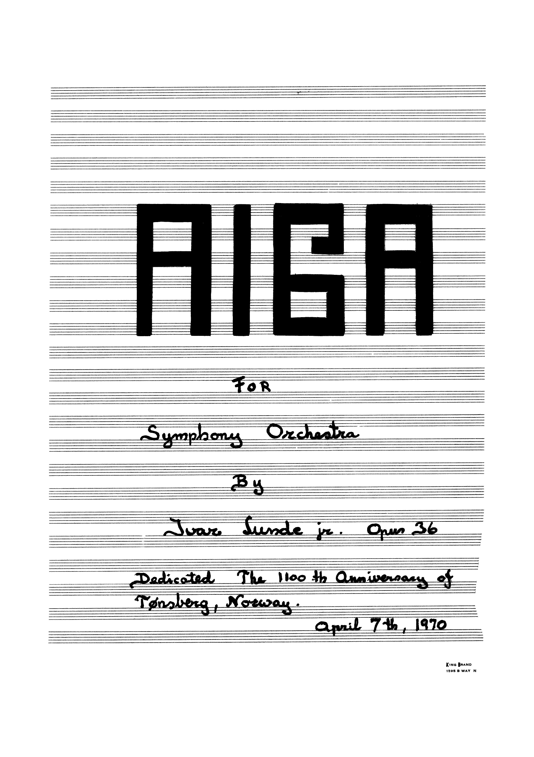 Aiga, op. 36