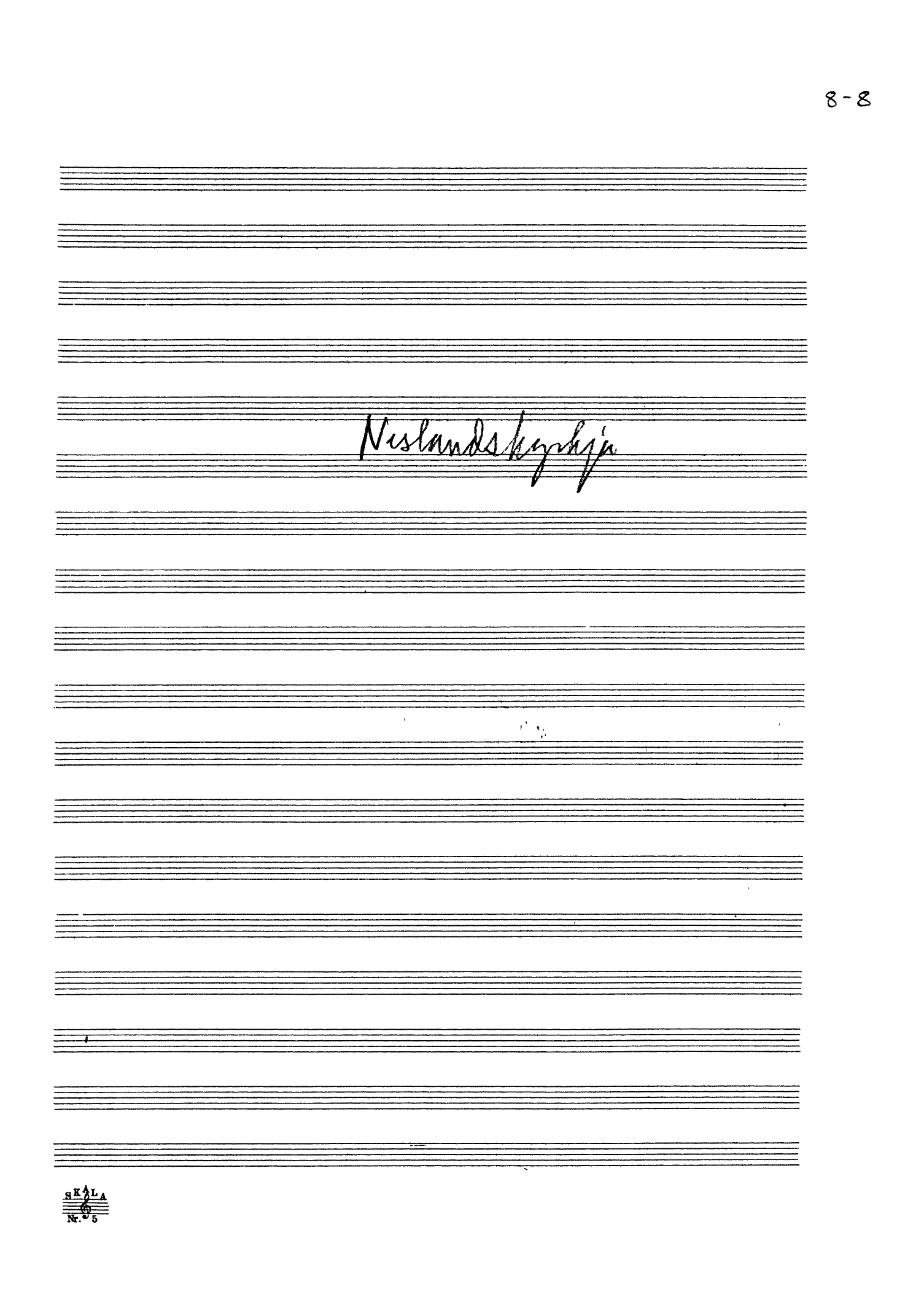 Neslandskyrkja, op. 11
