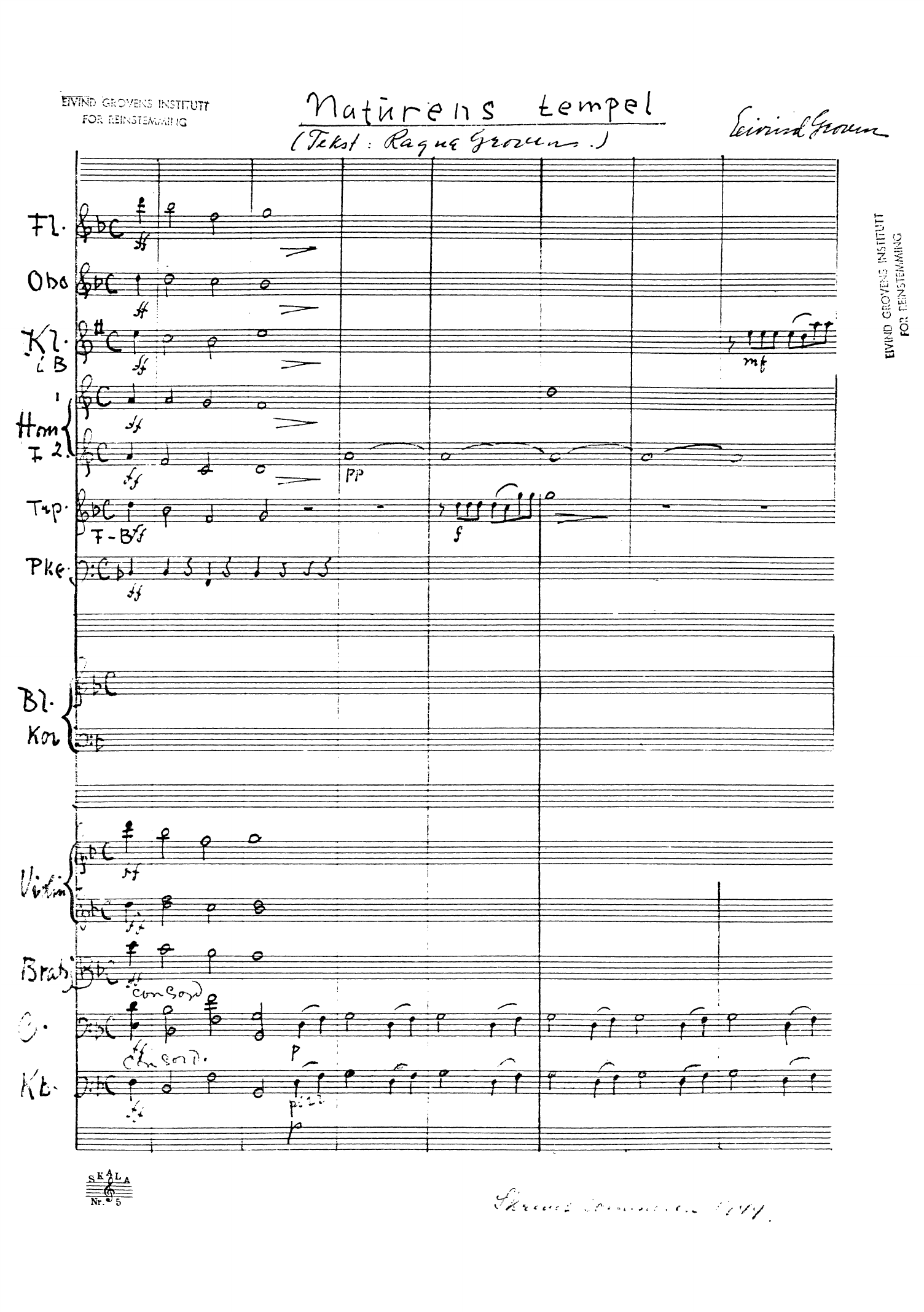 Naturens tempel, op. 32