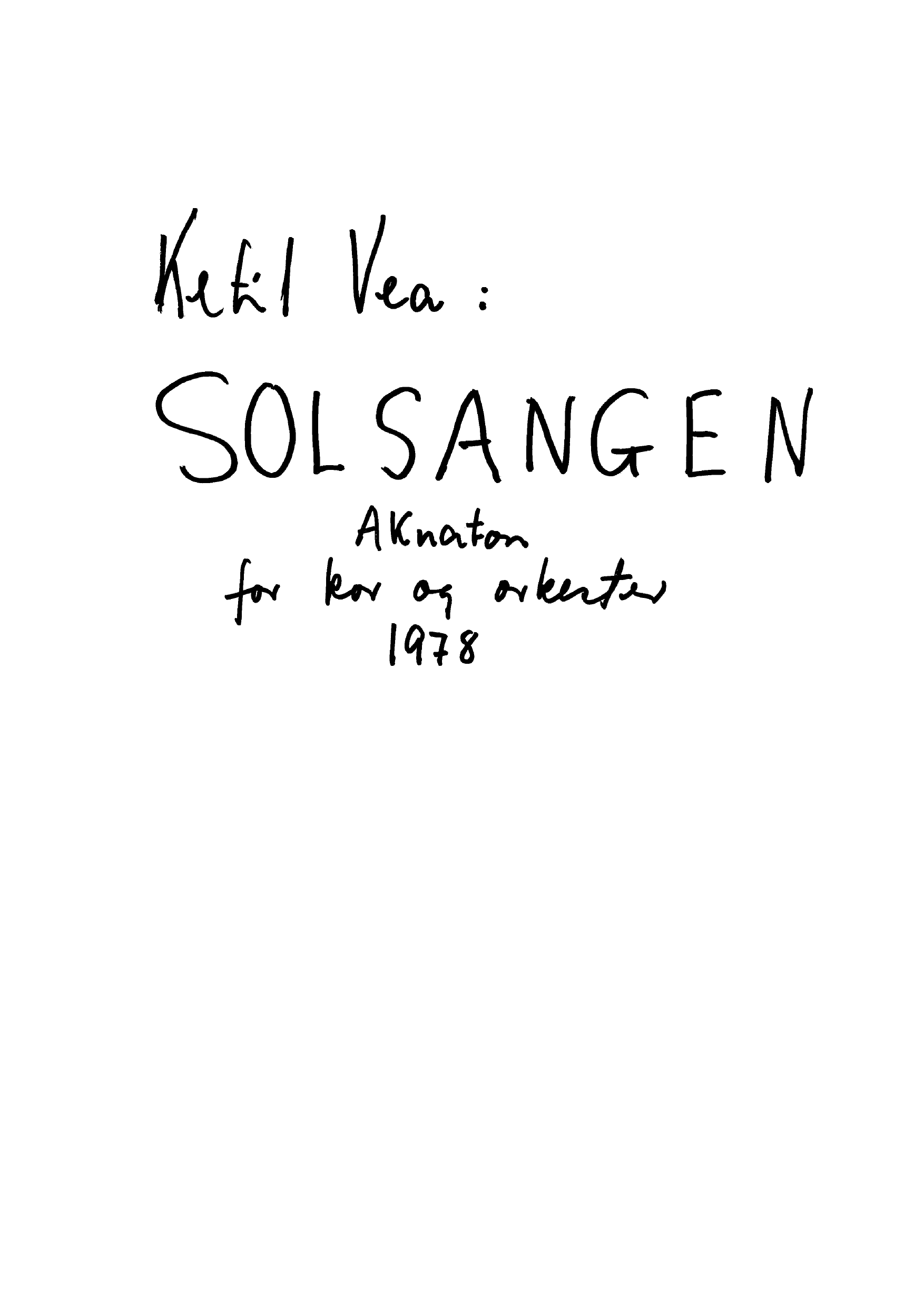 Solsangen - Aknaton