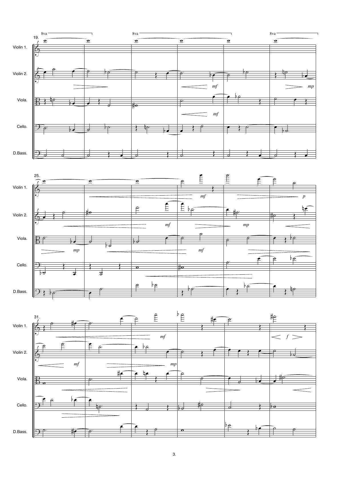 Three Parts for Strings - Image 3