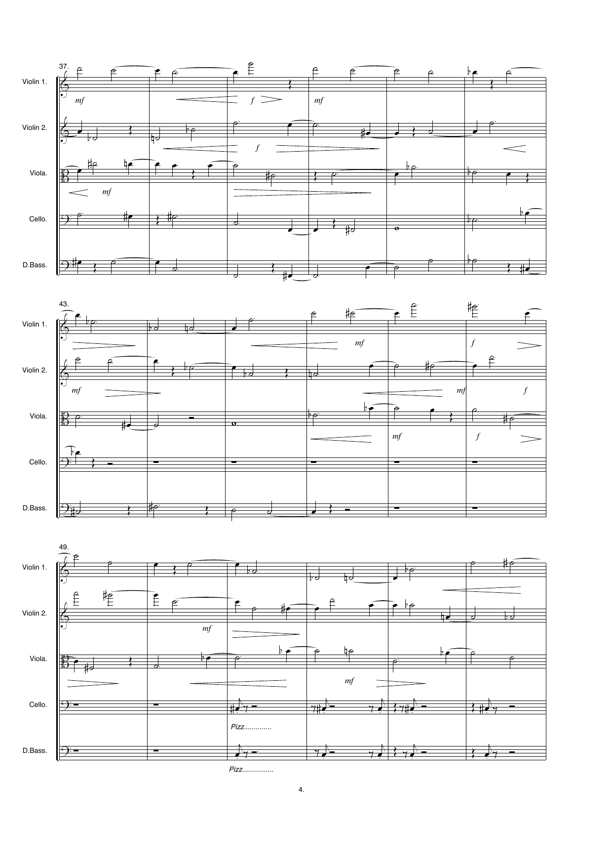 Three Parts for Strings - Image 4