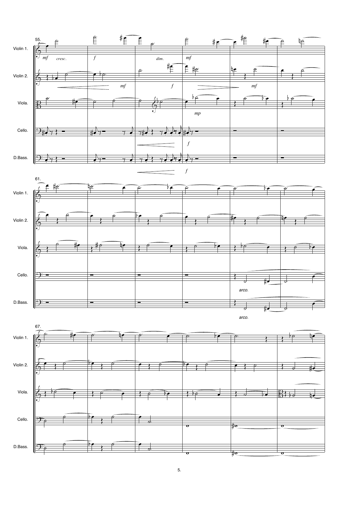 Three Parts for Strings - Image 5