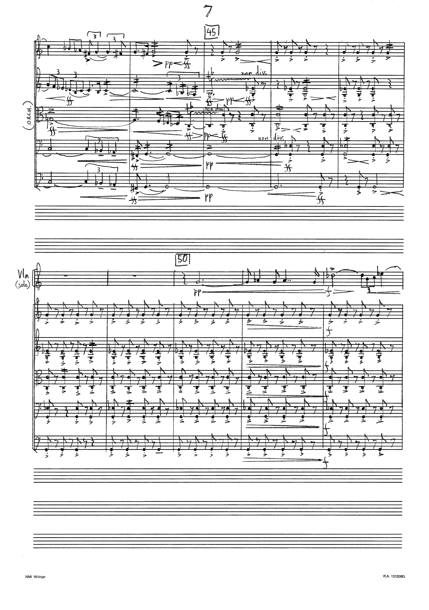 Fantasia Concertante for Oboe, Violin, Cello, Piano and String Orchestra - Image 7