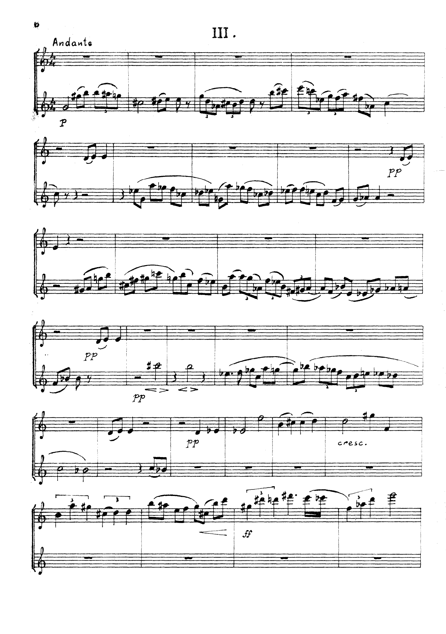 Duet for Flute and Oboe (or Bassoon) - Image 6