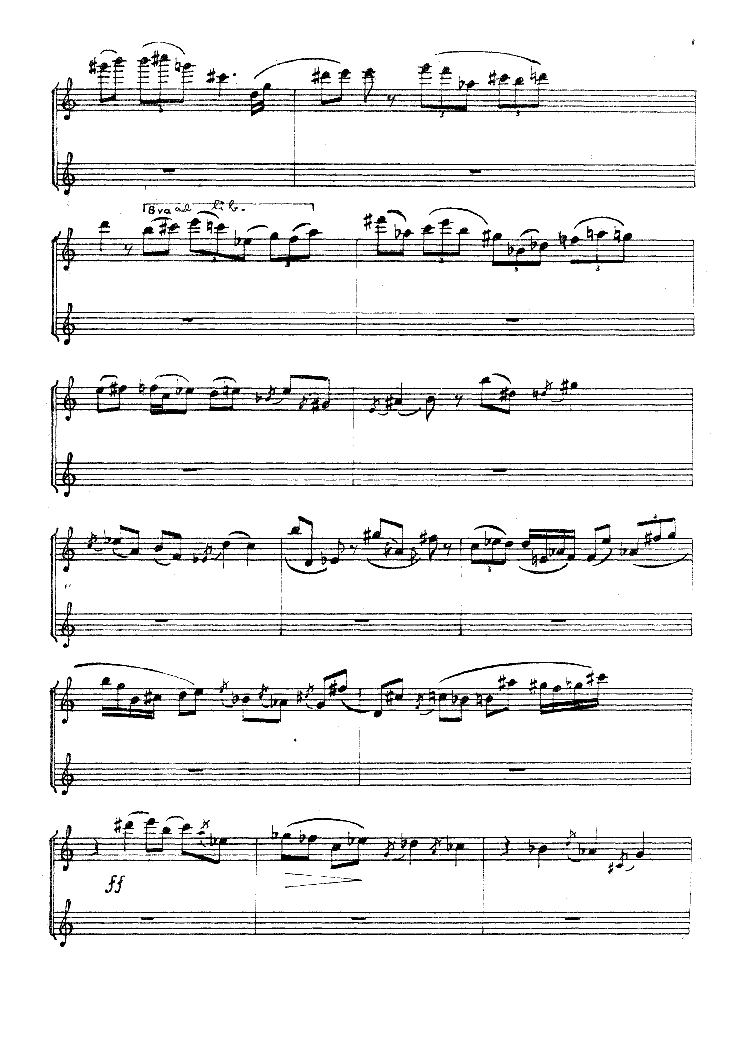 Duet for Flute and Oboe (or Bassoon) - Image 7