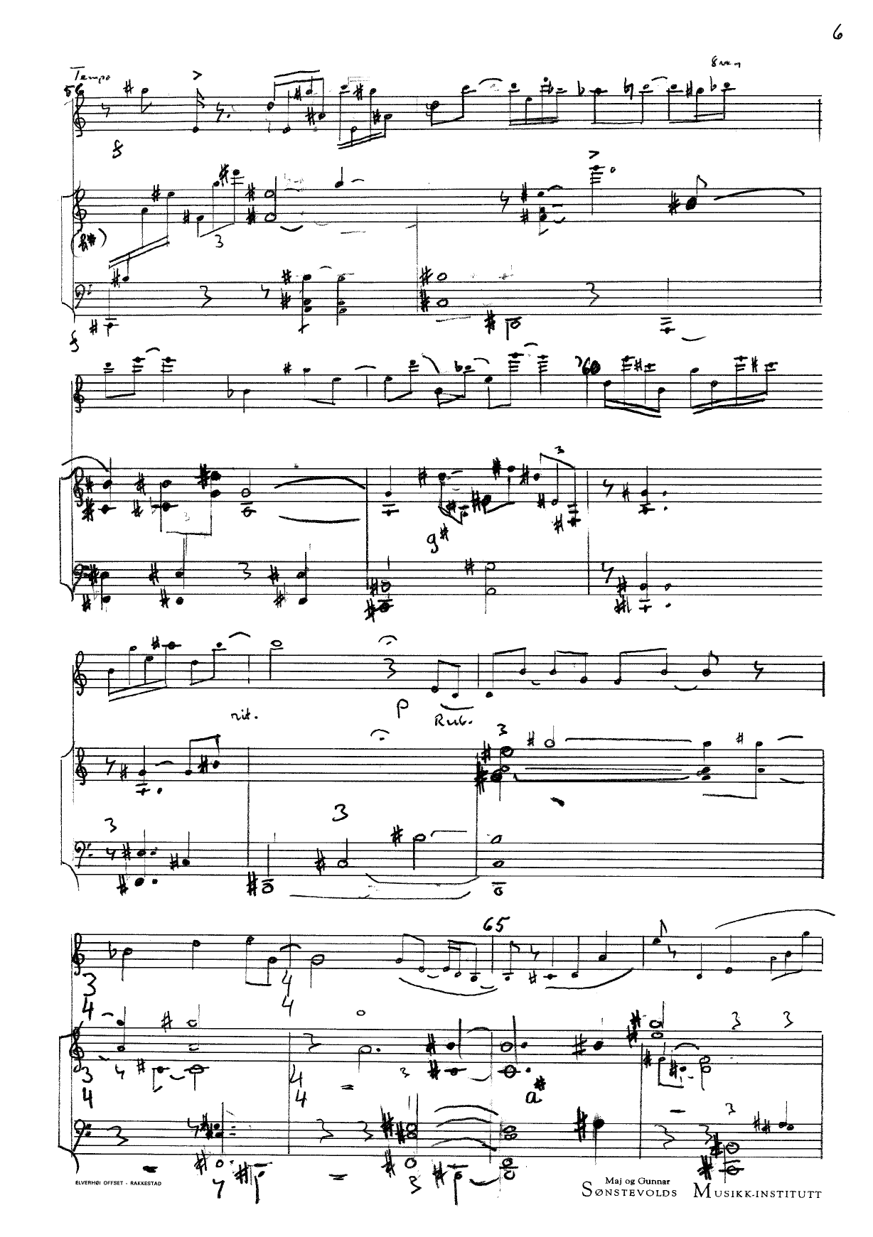 Sonata for Flute and Harp - Image 6