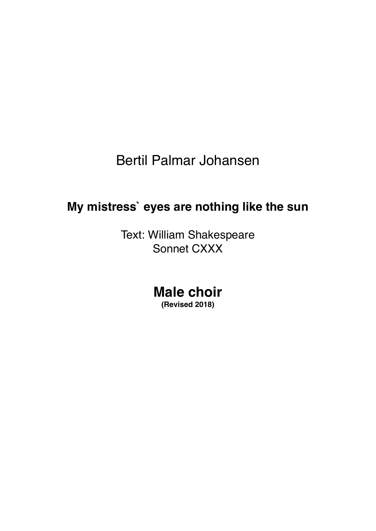 My mistress' eyes are nothing like the sun
