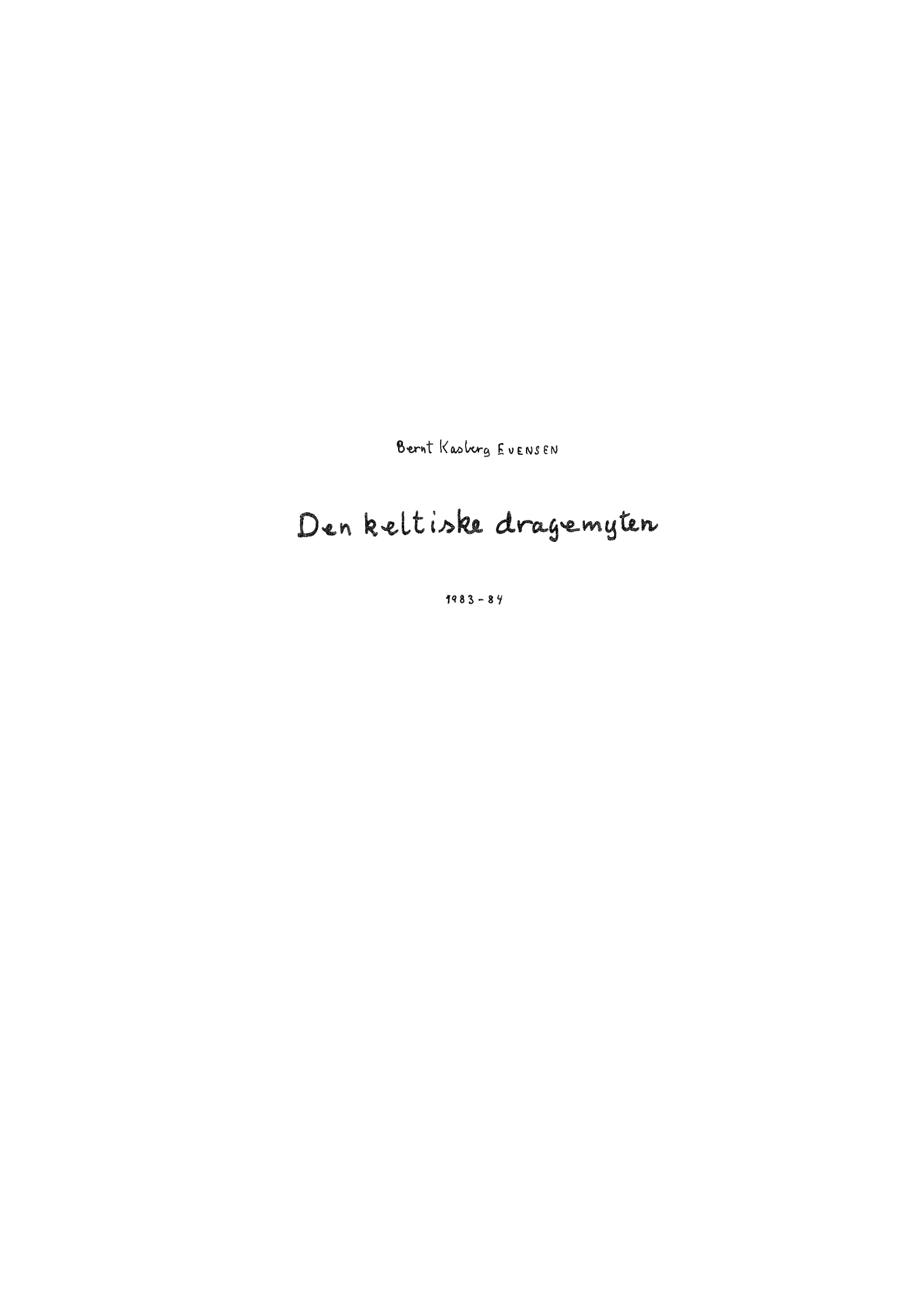 Den keltiske dragemyten