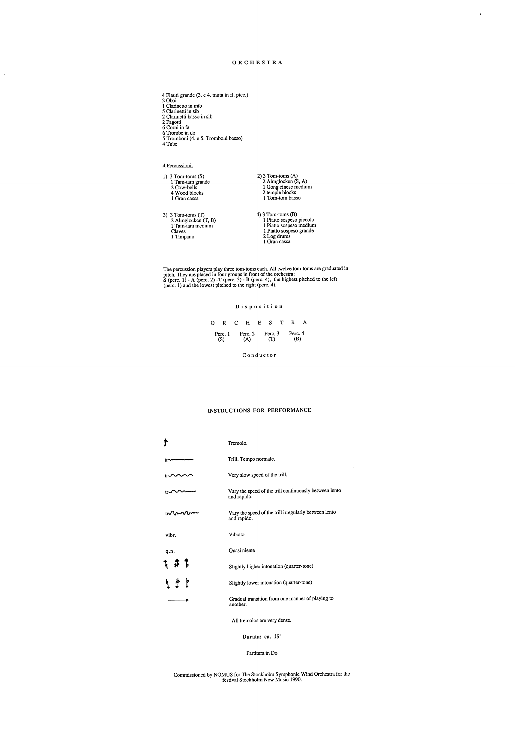 Sug - For Percussion Quartet and Symphonic Wind Orchestra - Bilde 2