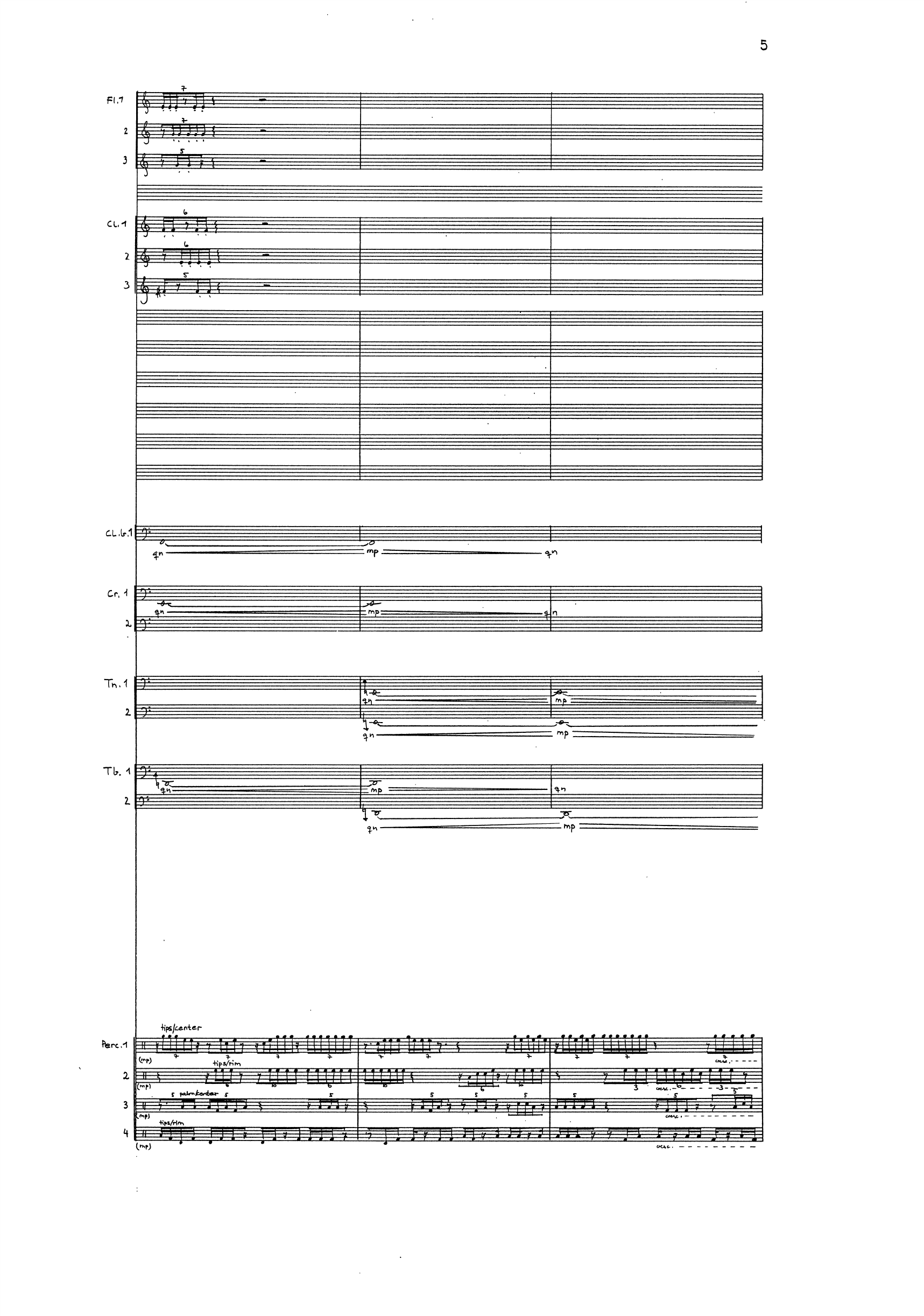 Sug - For Percussion Quartet and Symphonic Wind Orchestra - Bilde 7