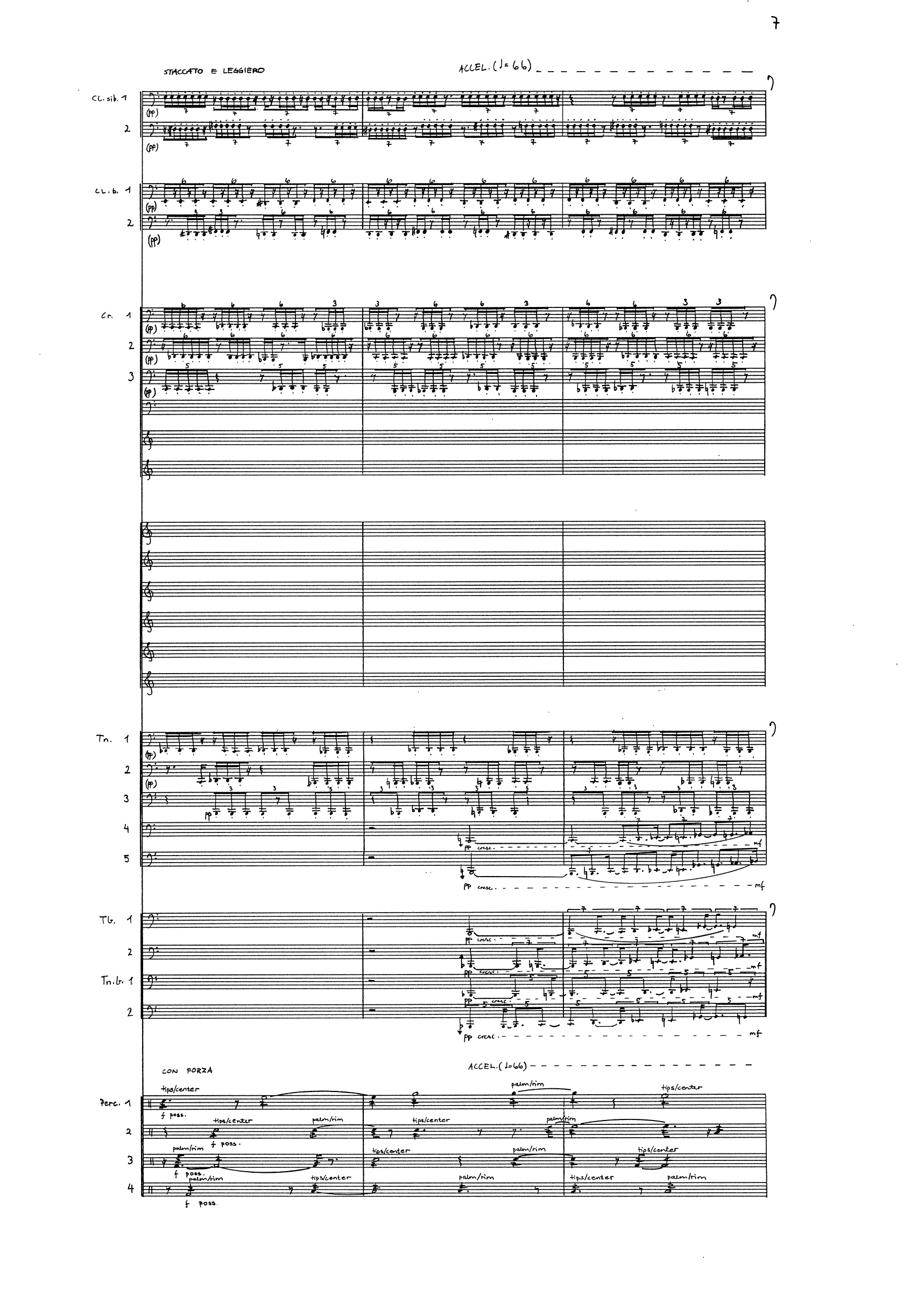 Sug - For Percussion Quartet and Symphonic Wind Orchestra - Bilde 9