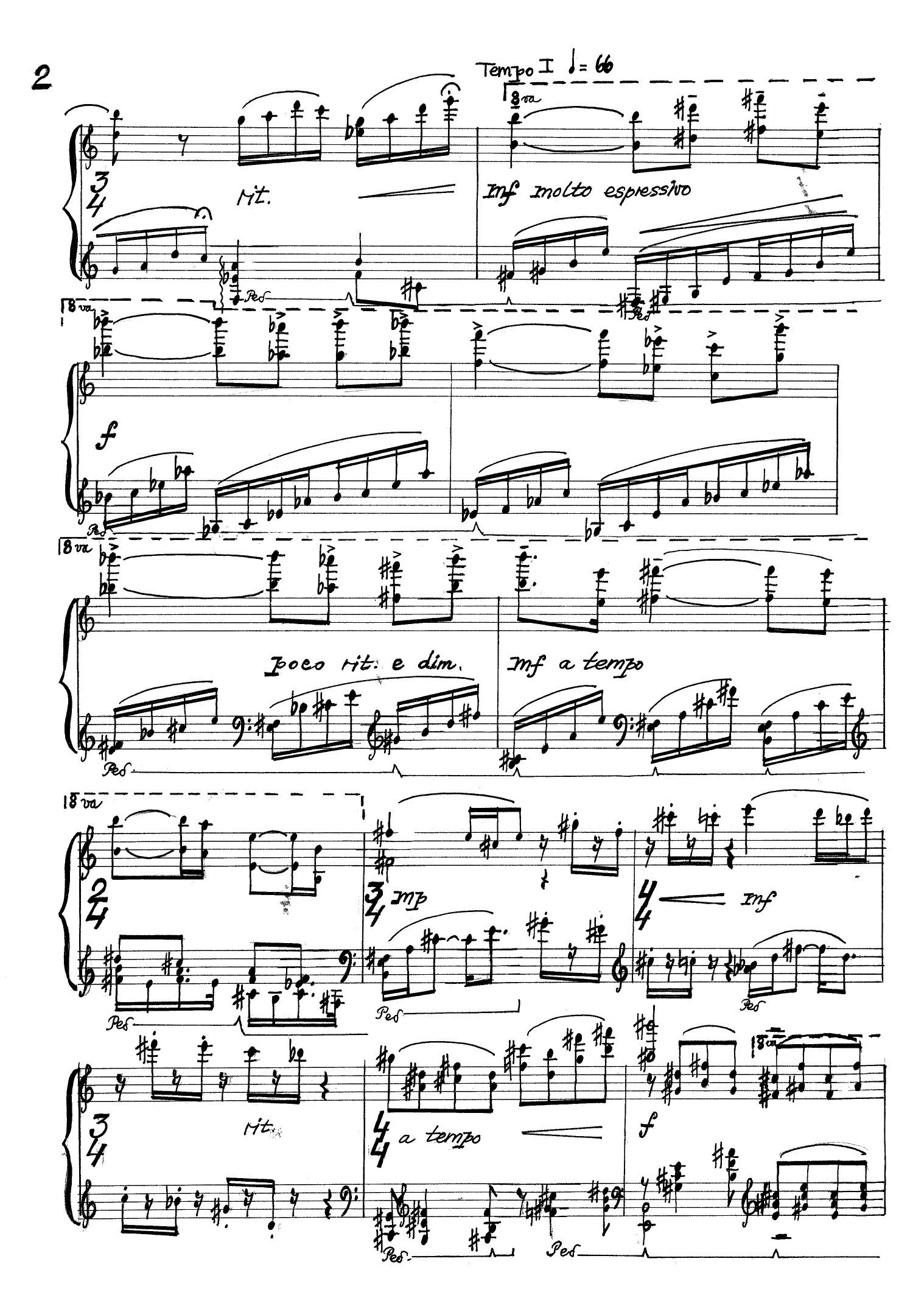 Camara de Lobos - 3 Stykker for Klaver, op. 8 - Bilde 4