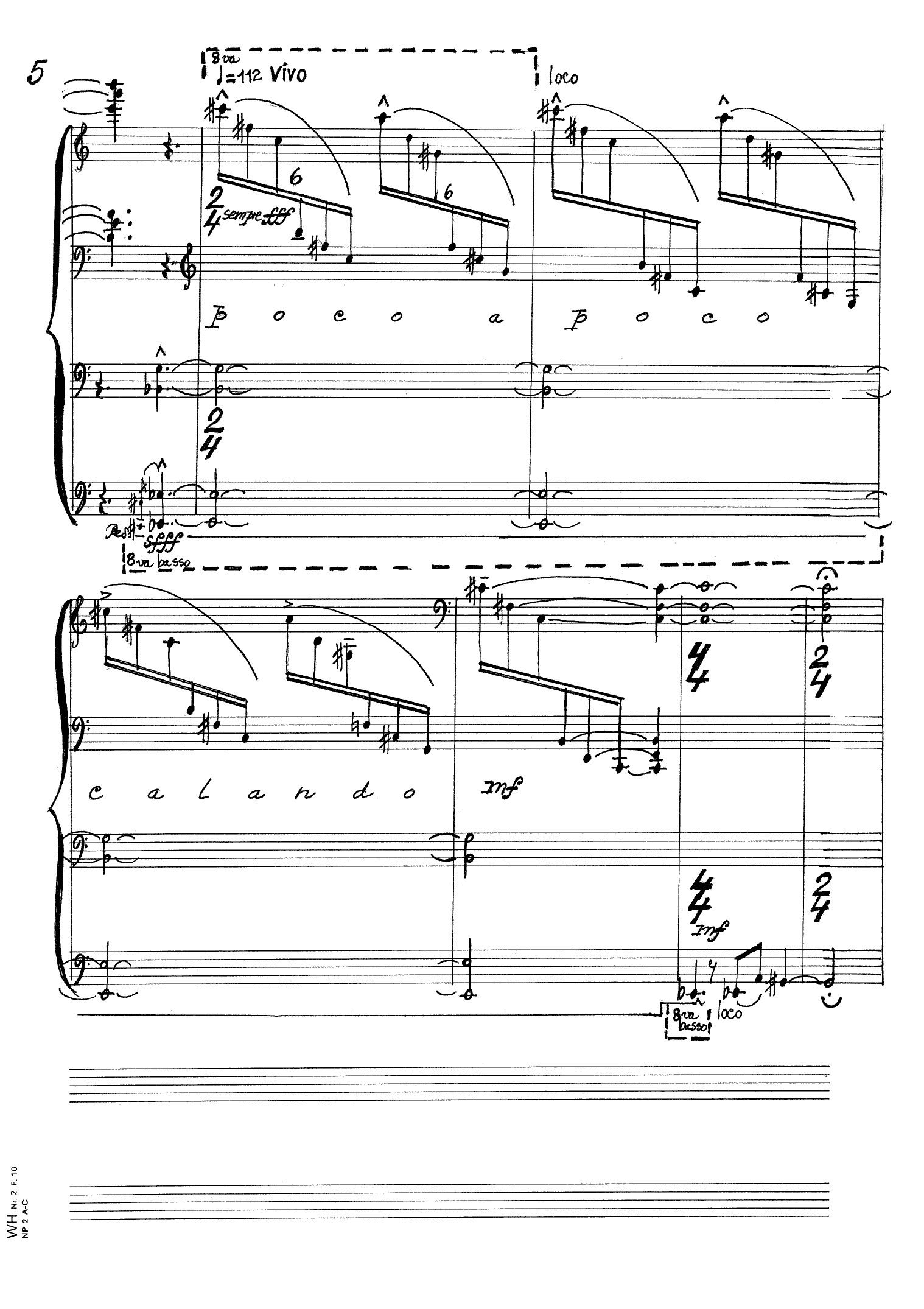 Camara de Lobos - 3 Stykker for Klaver, op. 8 - Bilde 7