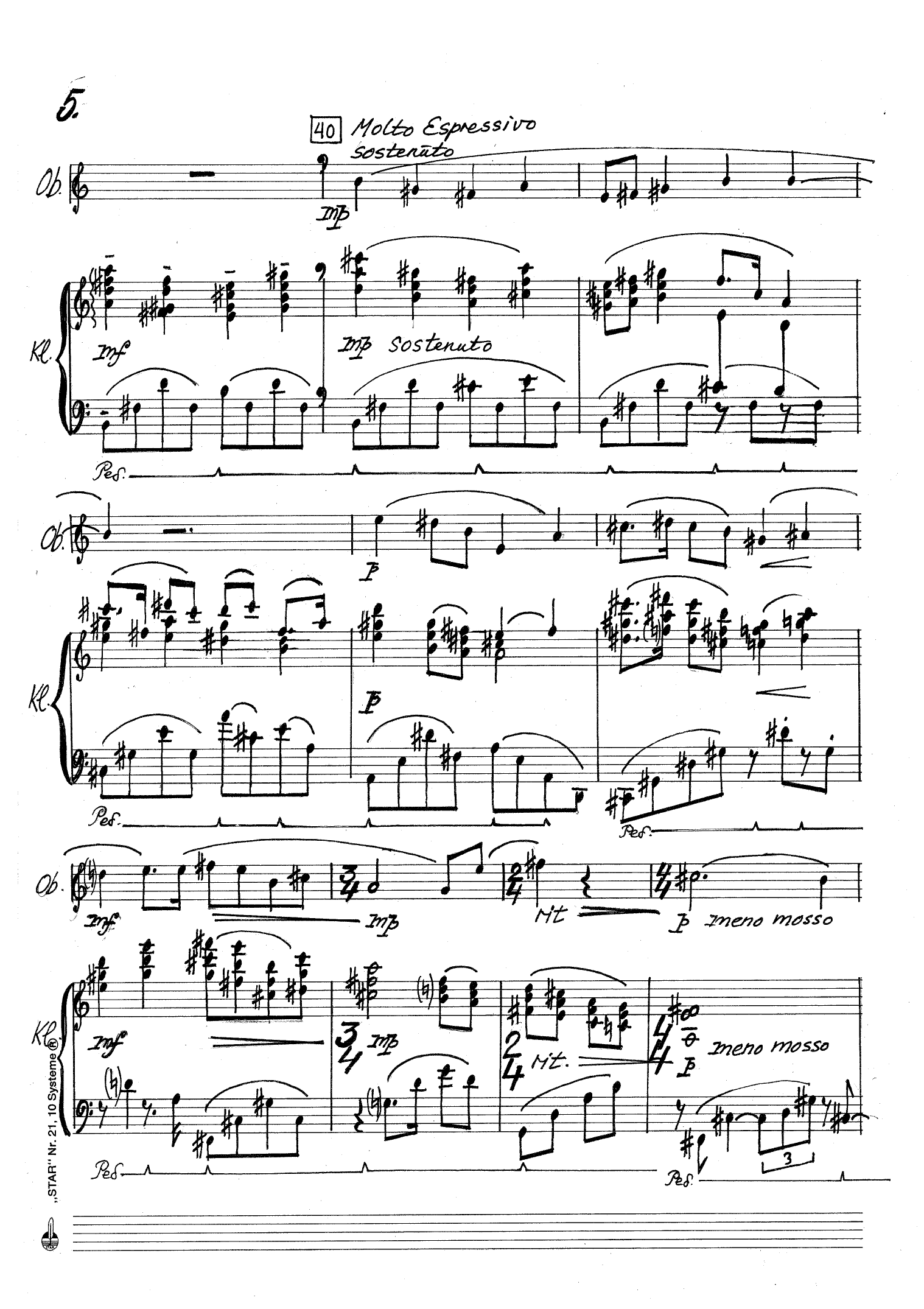 2 Intermezzi for oboe & klavér, op. 19 - Bilde 7