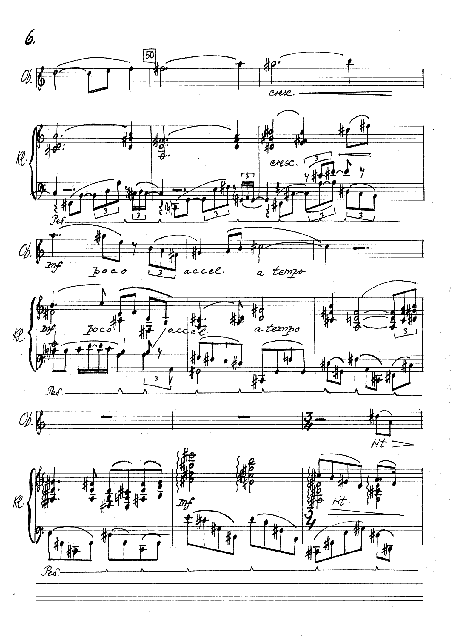 2 Intermezzi for oboe & klavér, op. 19 - Bilde 8