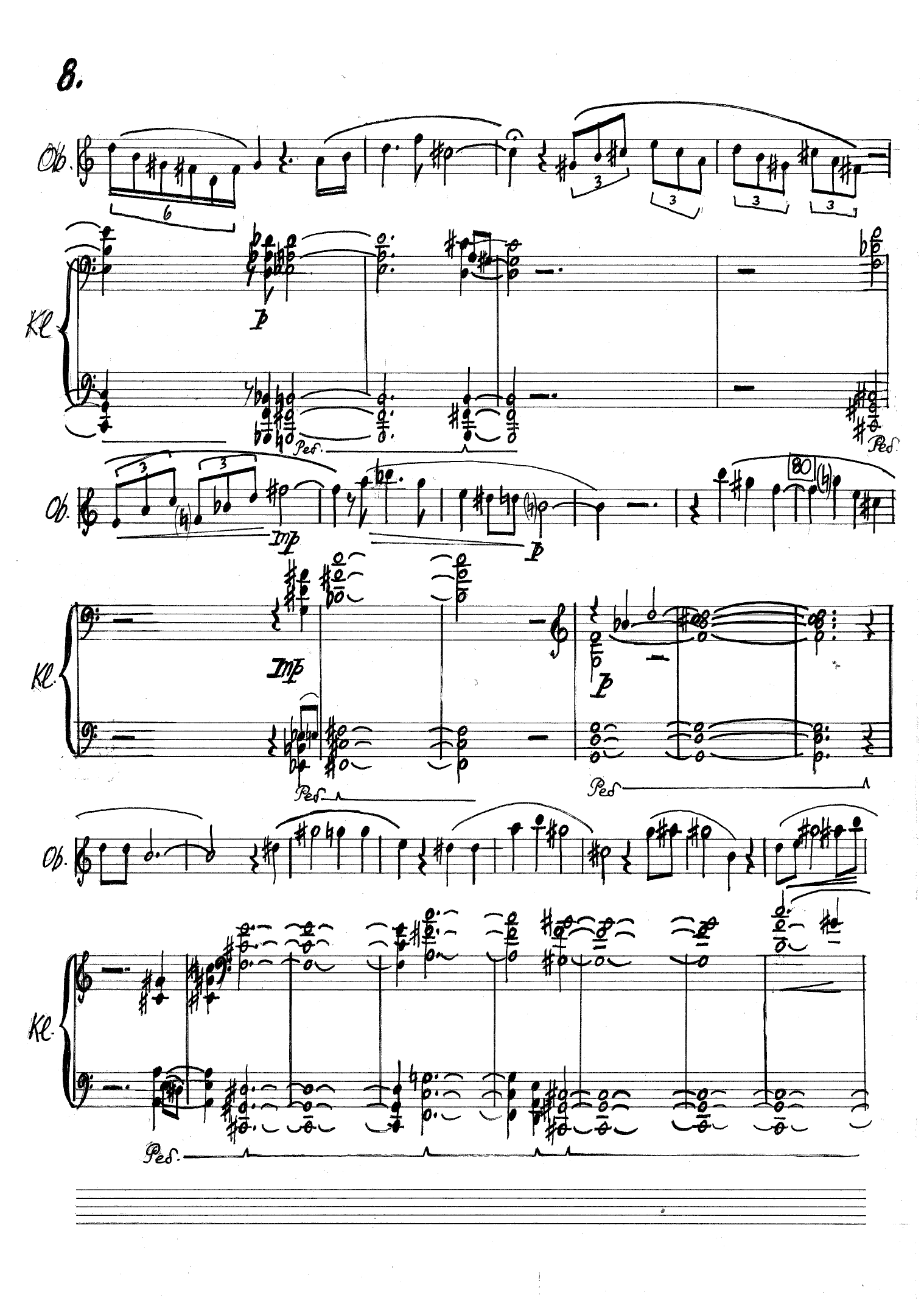 2 Intermezzi for oboe & klavér, op. 19 - Bilde 10