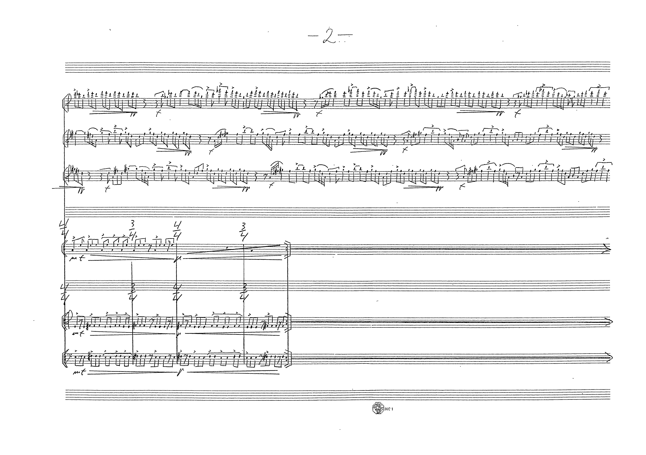 Tarantella for Flute, Melodica, Alto Saxophone, Percussion, 1 Violin, 1 Cello - Image 4