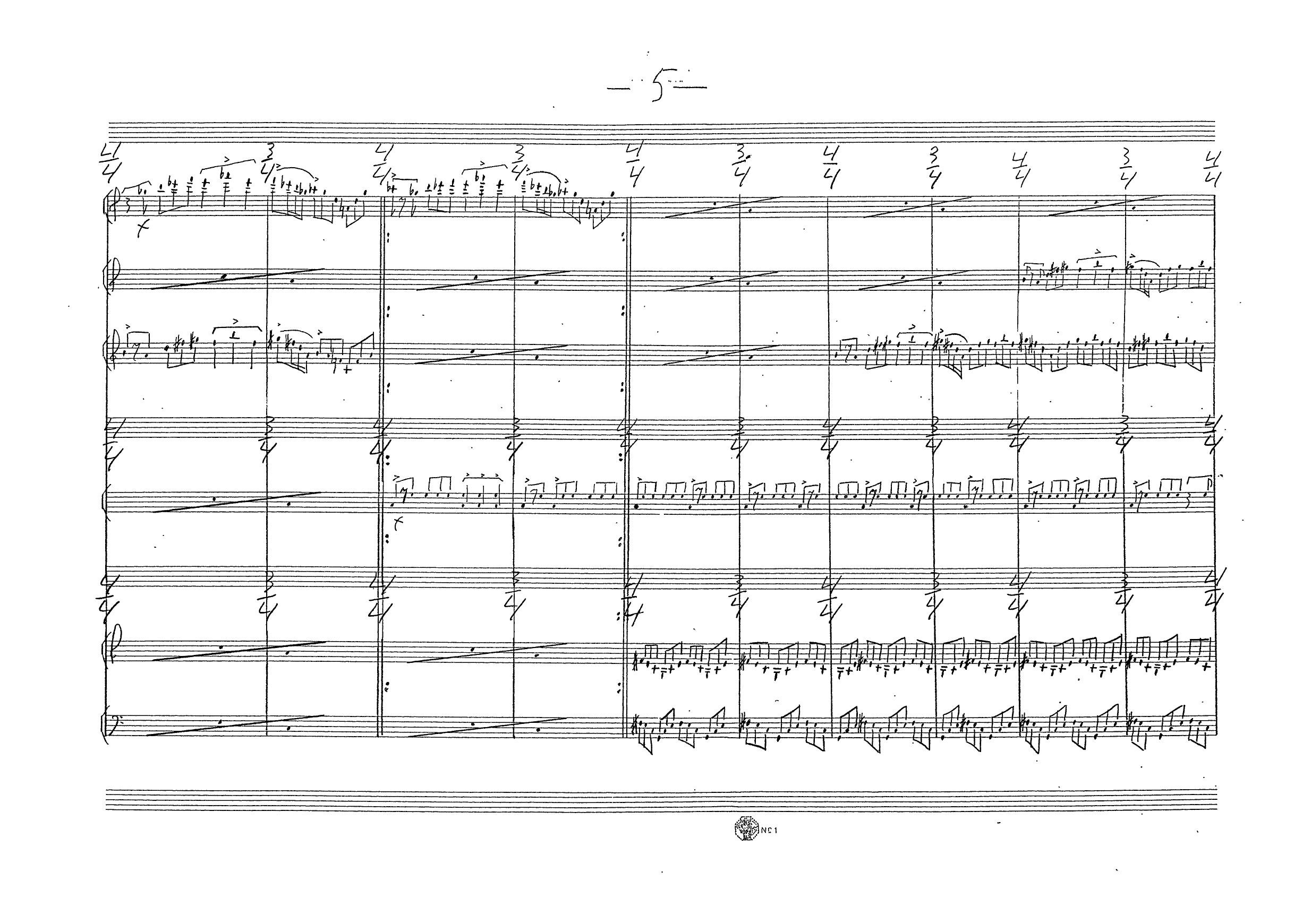 Tarantella for Flute, Melodica, Alto Saxophone, Percussion, 1 Violin, 1 Cello - Image 7