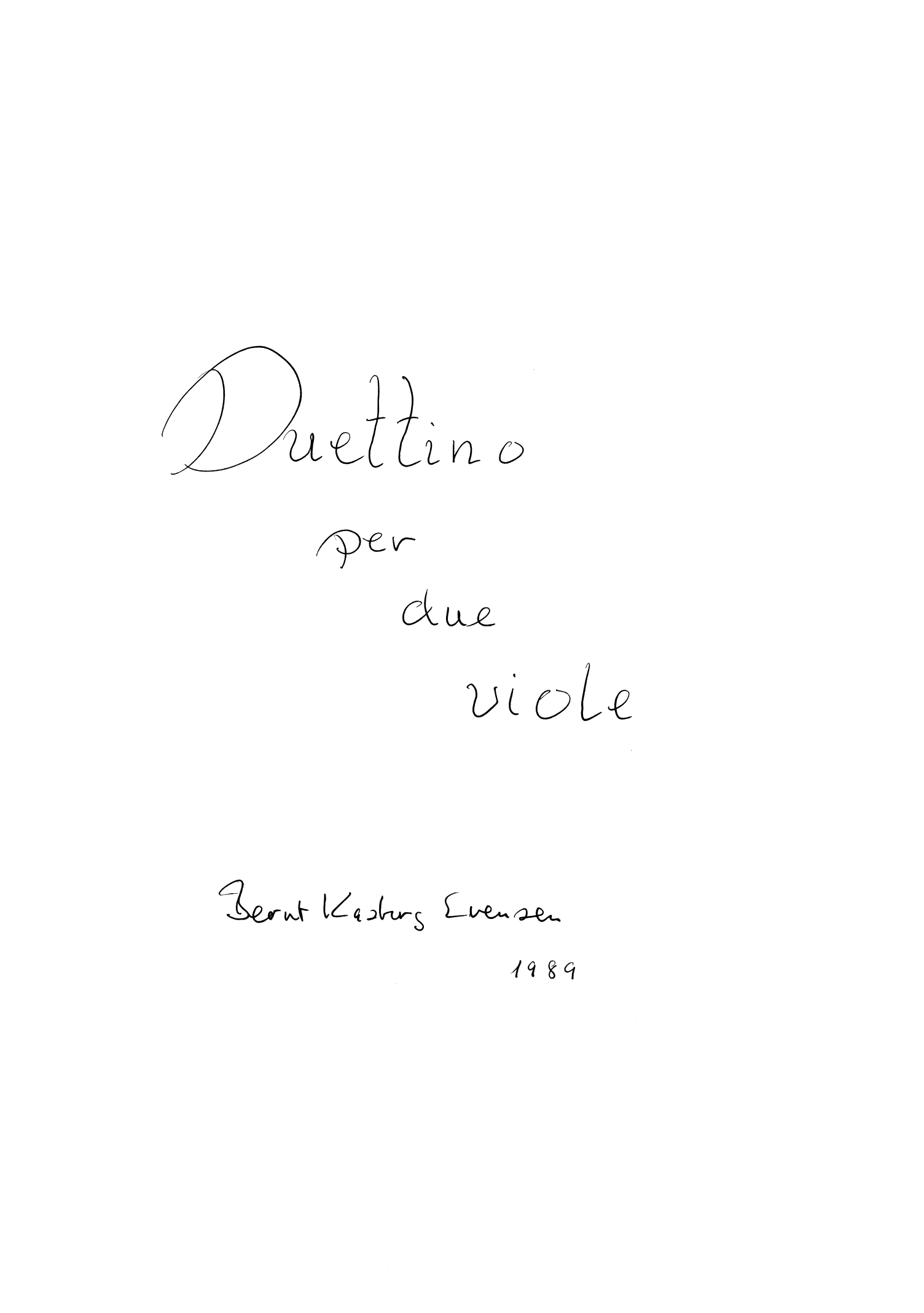 Duettino per due viole