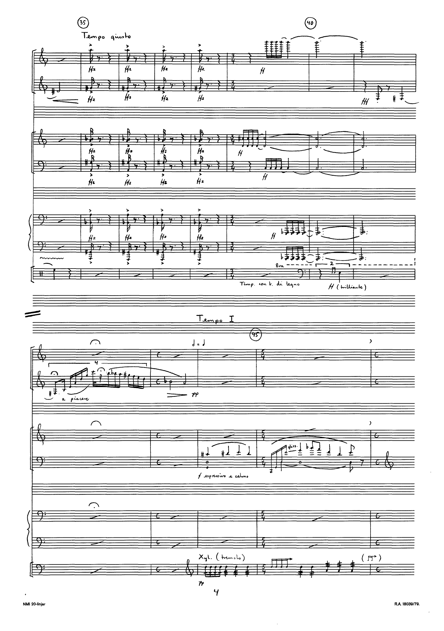 En overlevende fra Darmstadt - Seriofoni for ensemble, op. 27 - Image 8