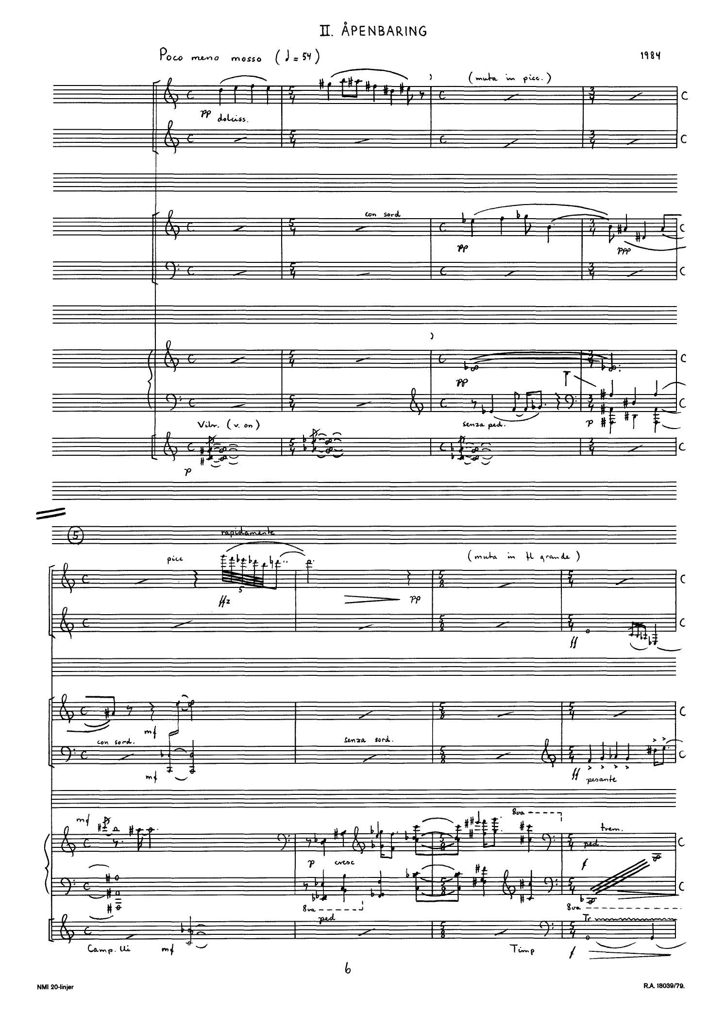En overlevende fra Darmstadt - Seriofoni for ensemble, op. 27 - Image 10