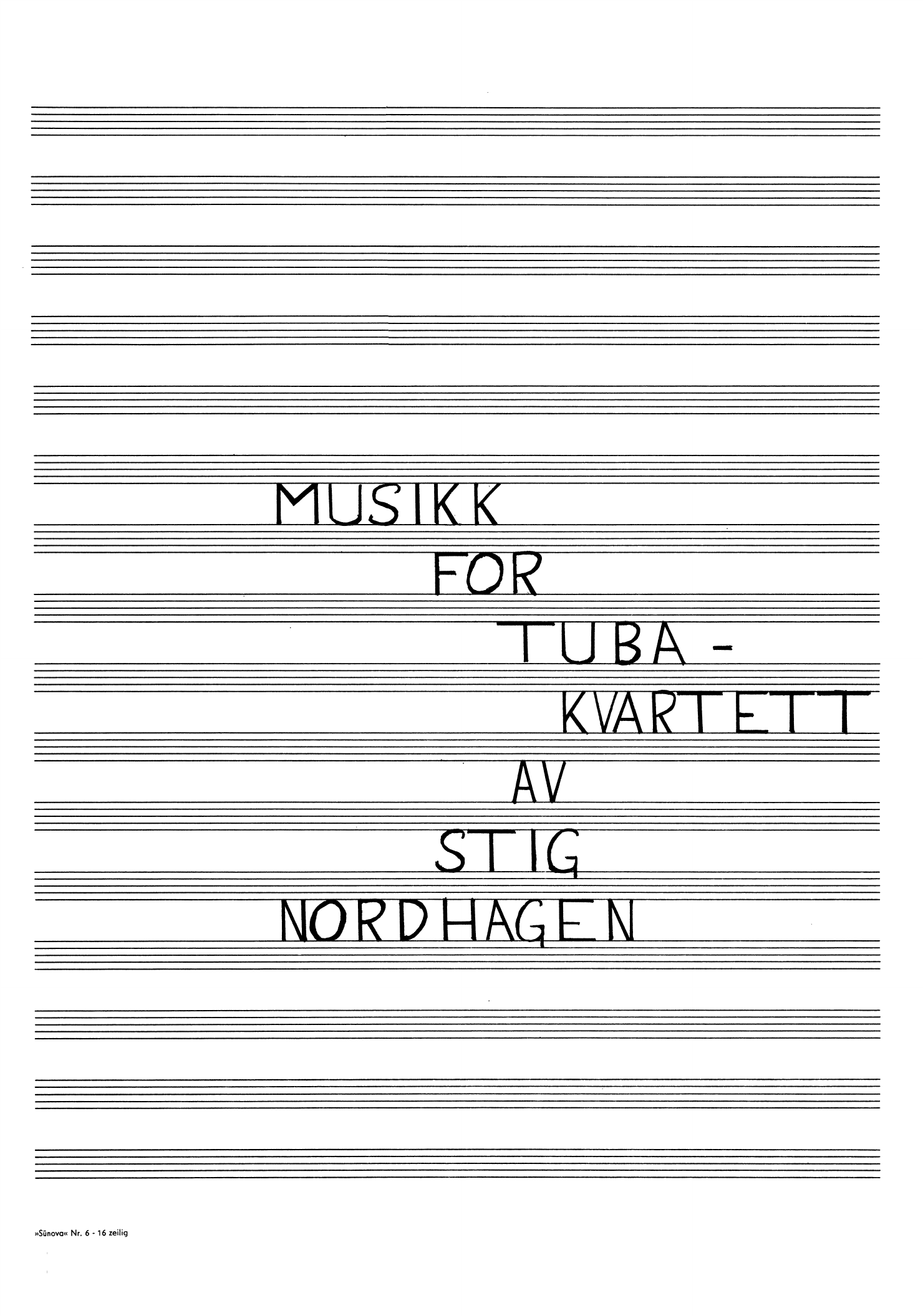 Music for Tuba Quartet