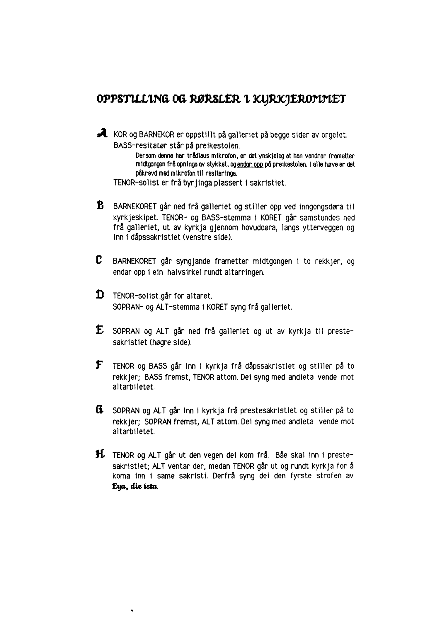 Eya, die ista - Variasjonar over eit harmonisk tema for kor(SATB), barnekor(SA), tenor-solo, bass-resitasjon og orgel, op. 16 - Bilde 2