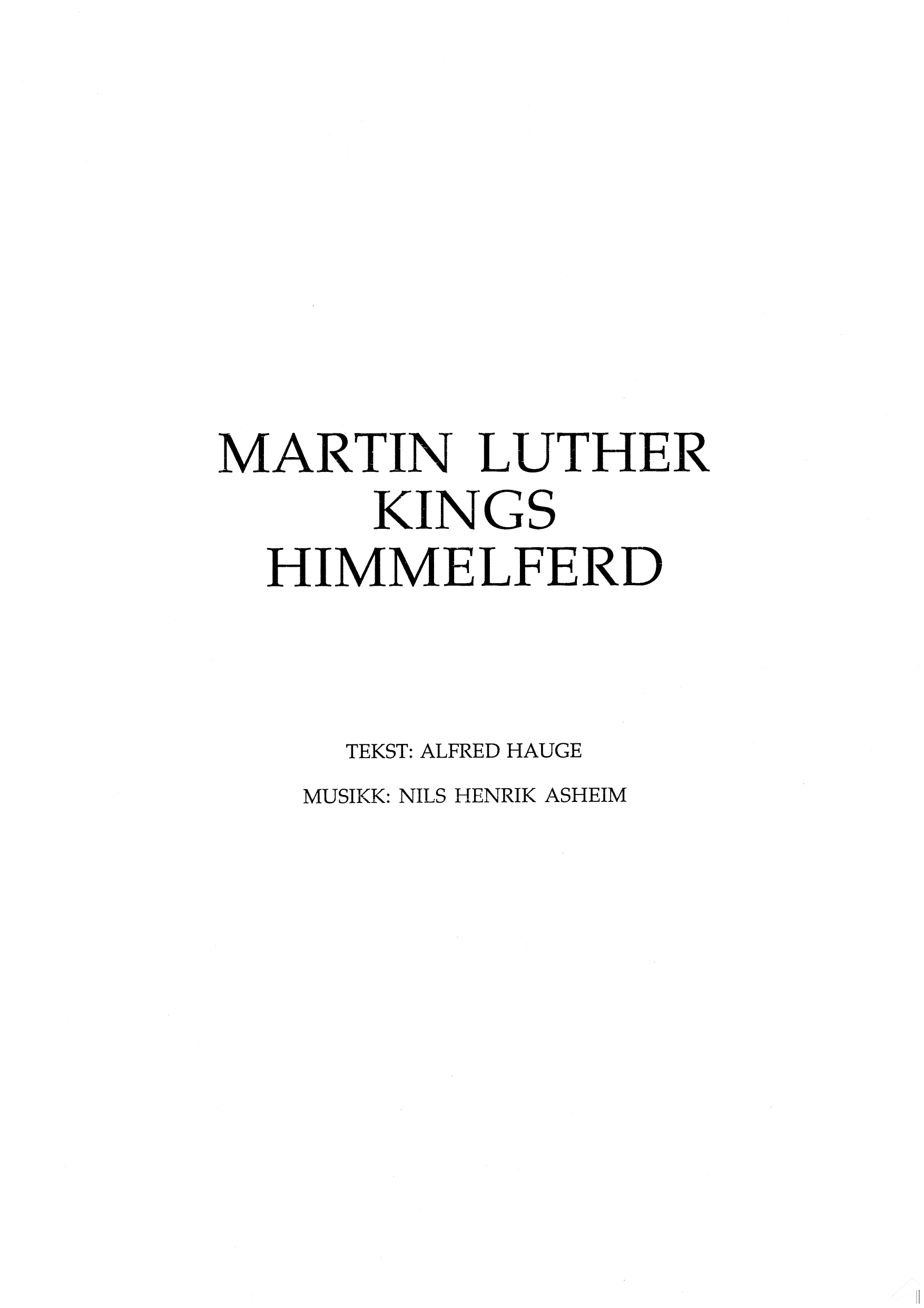 Martin Luther Kings Himmelferd