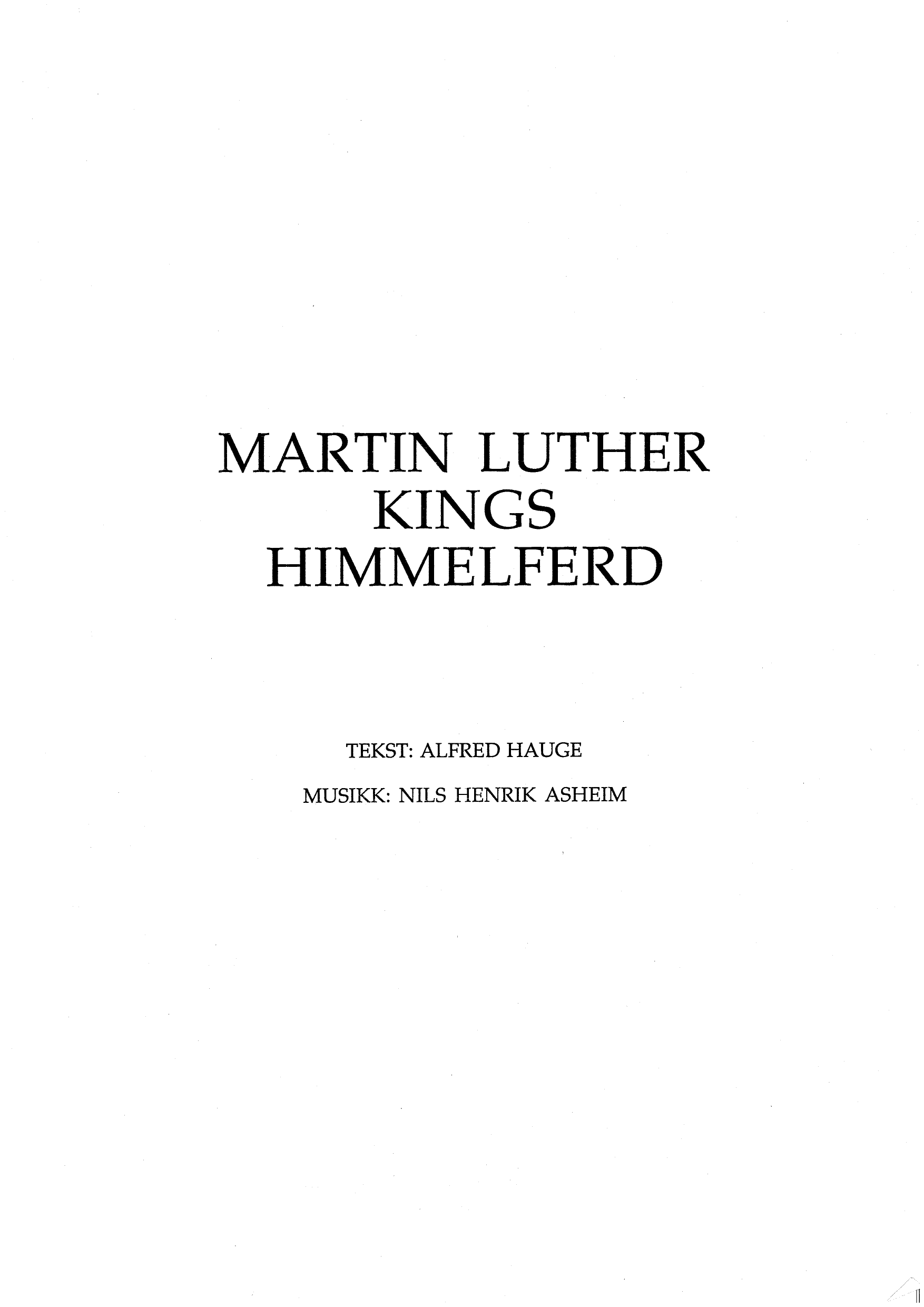 Martin Luther Kings Himmelferd